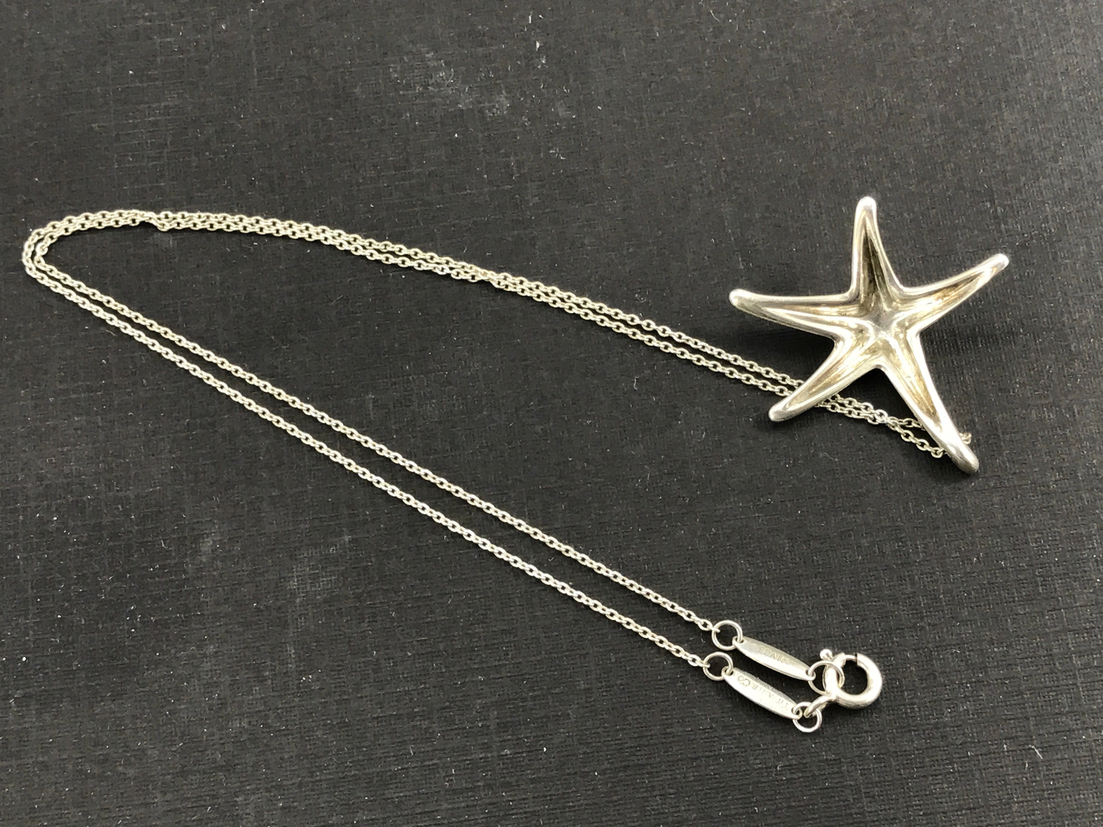 Tiffany & Co Elsa Peretti Sterling Silver Starfish Necklace - Queen May