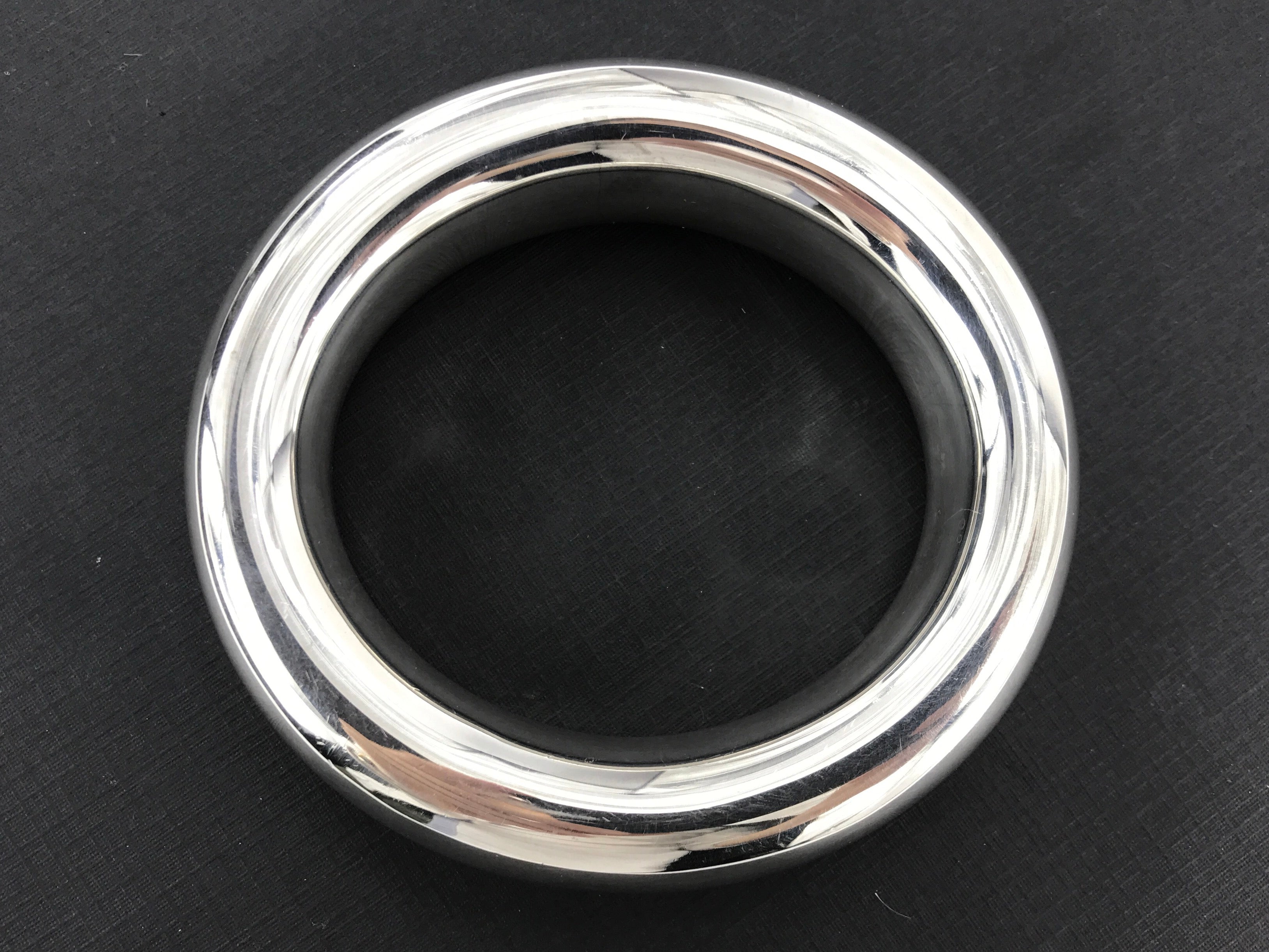 Tiffany & Co Elsa Peretti Sterling Silver Doughnut Bangle Bracelet c.1981 - Queen May