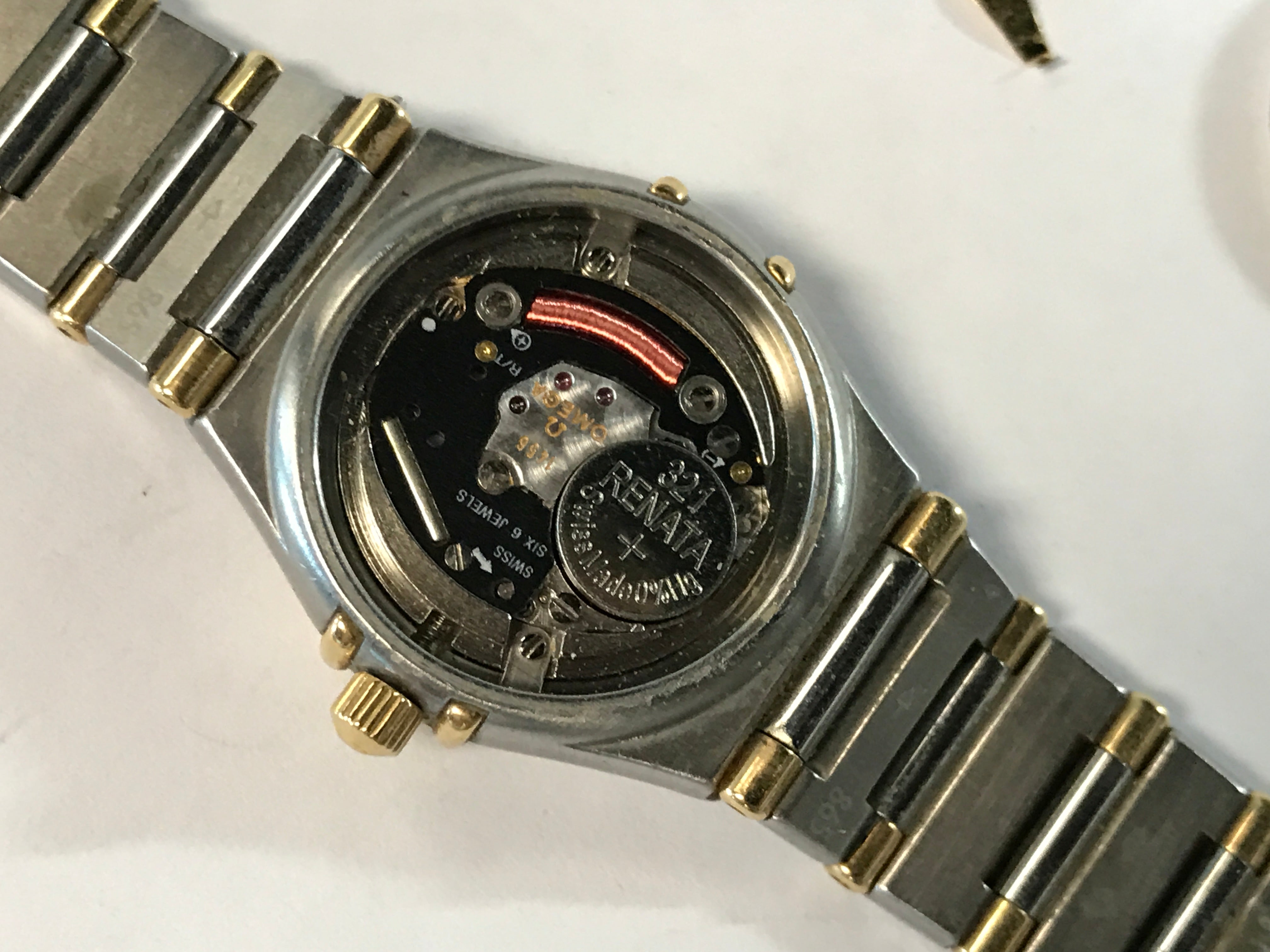 Omega Constellation Stainless Steel & 18K Gold Womens 25mm Watch c.1995 - Queen May