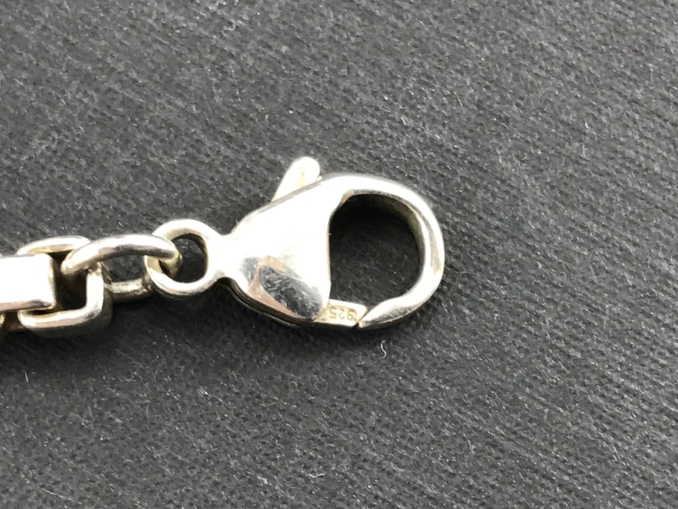 Tiffany & Co Sterling Silver Venetian Link ID Bracelet 6.75" "Edge of Cool" - Queen May