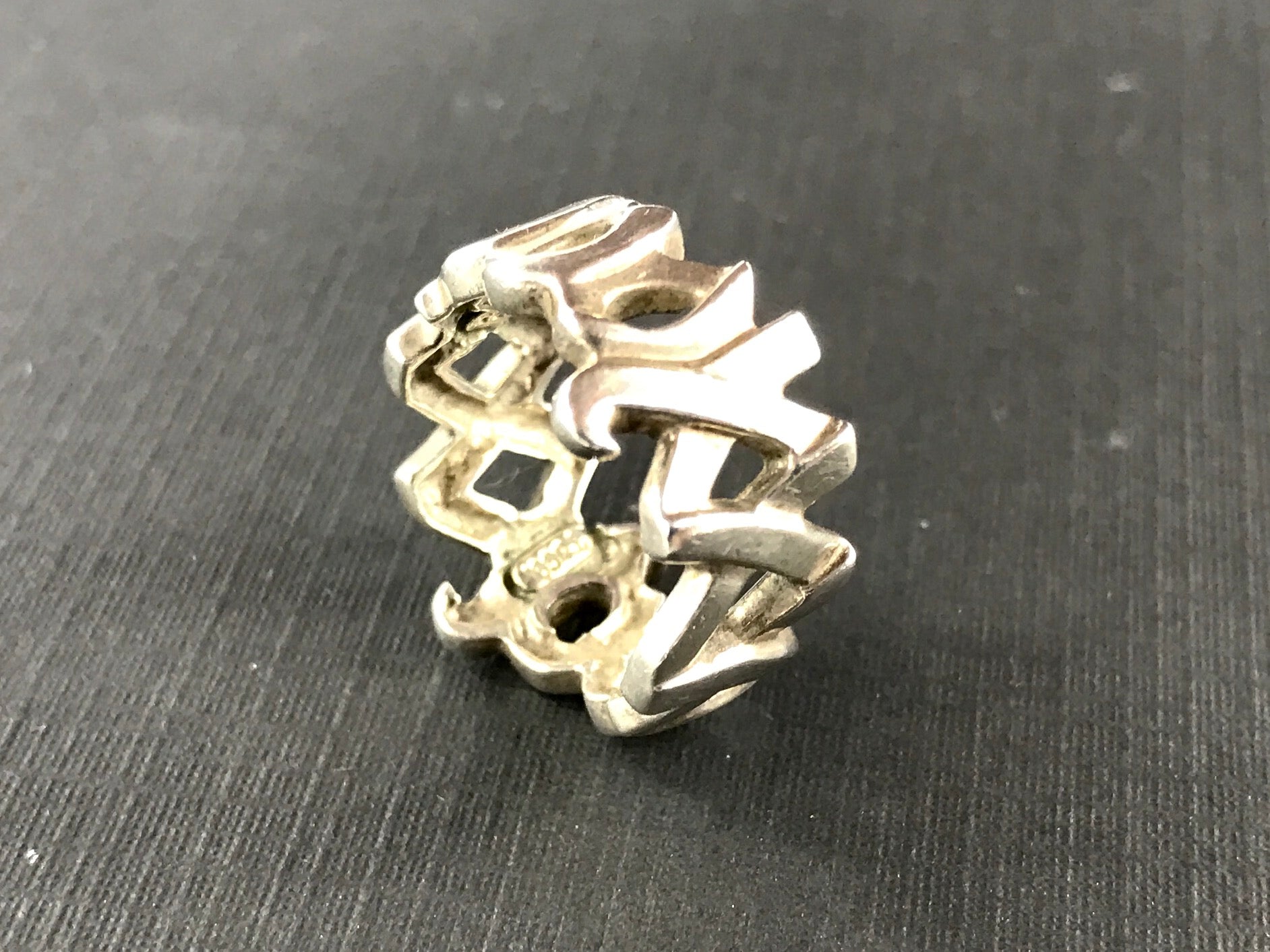 Tiffany & Co Sterling Silver Paloma Picasso Xo Ring Band Size 6.25 - Queen May