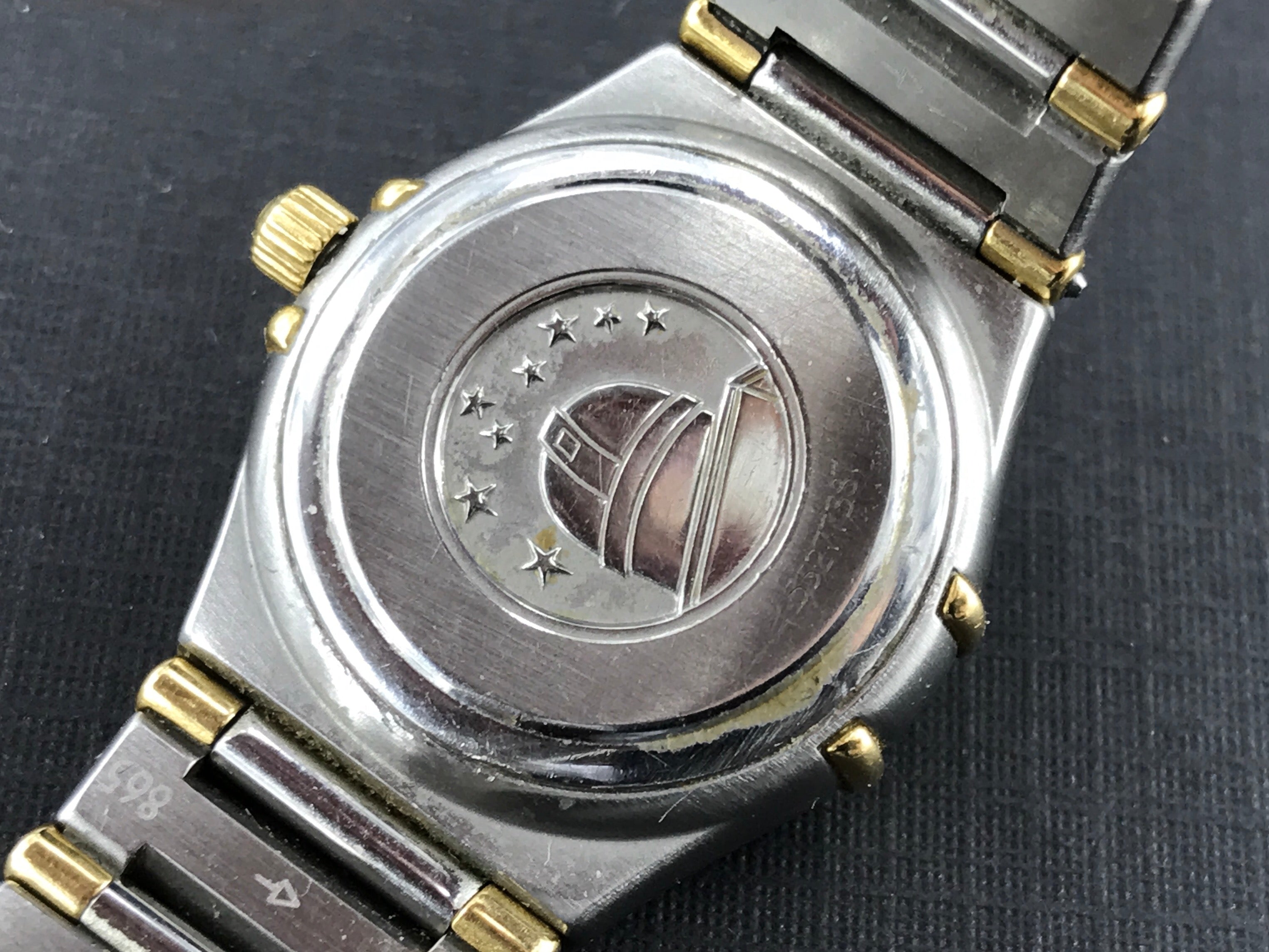 Omega Constellation Stainless Steel & 18K Gold Womens 25mm Watch c.1995 - Queen May