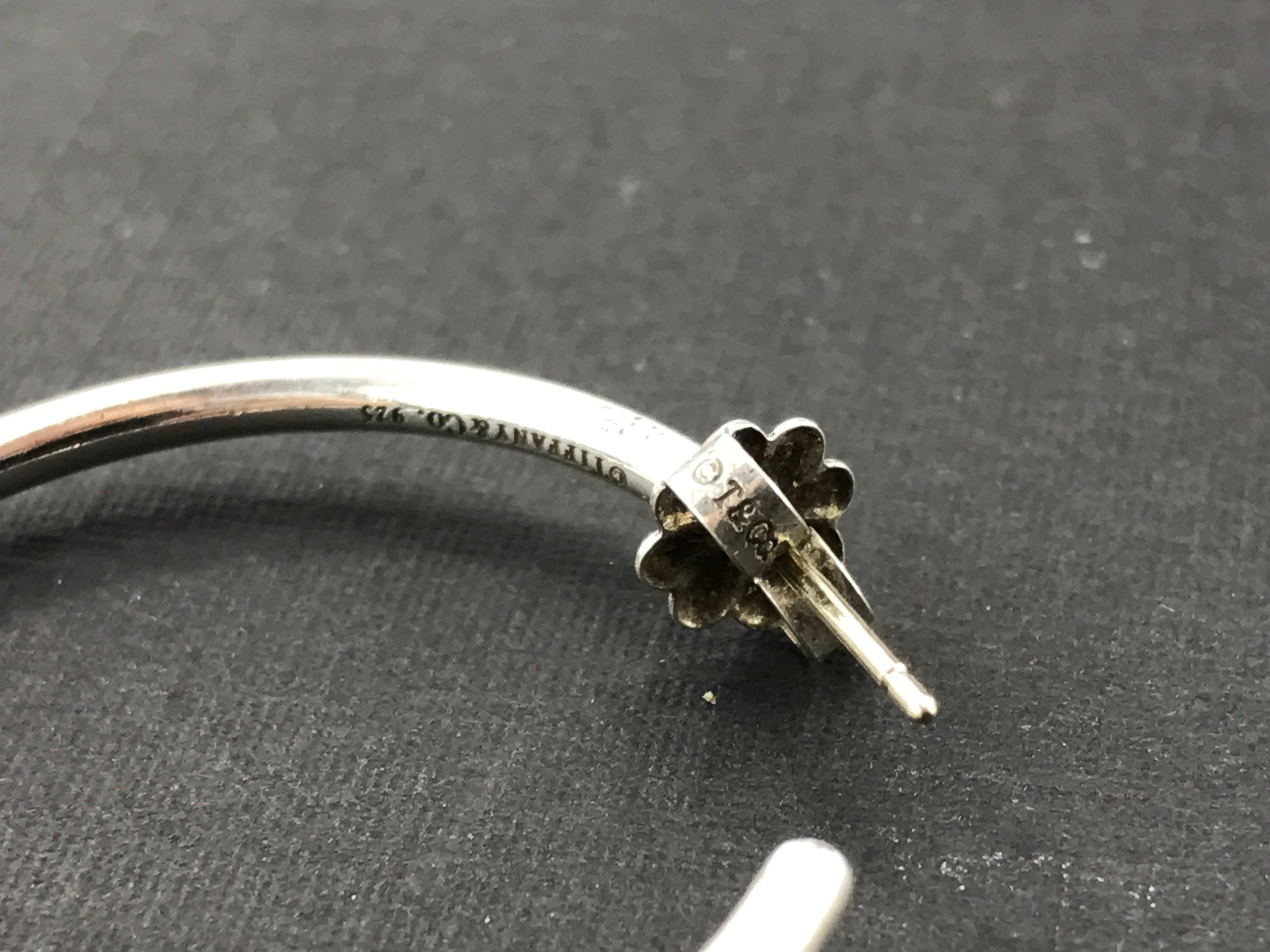 Tiffany & Co Sterling Silver 30mm Hoop Earrings - Queen May