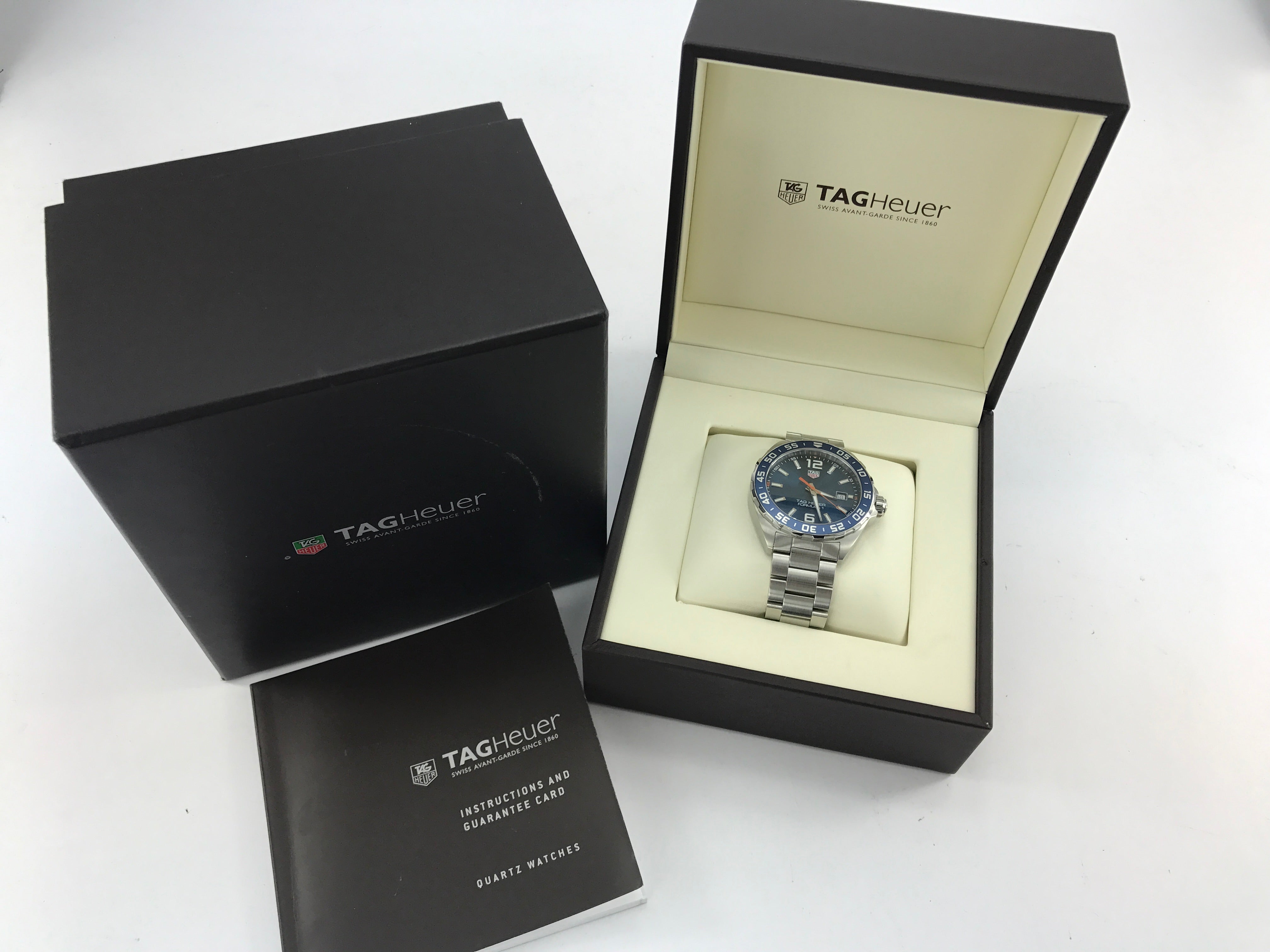 Tag Heuer Formula 1 Blue Dial Stainless Steel Men's WAZ1010 w/box & book - Queen May