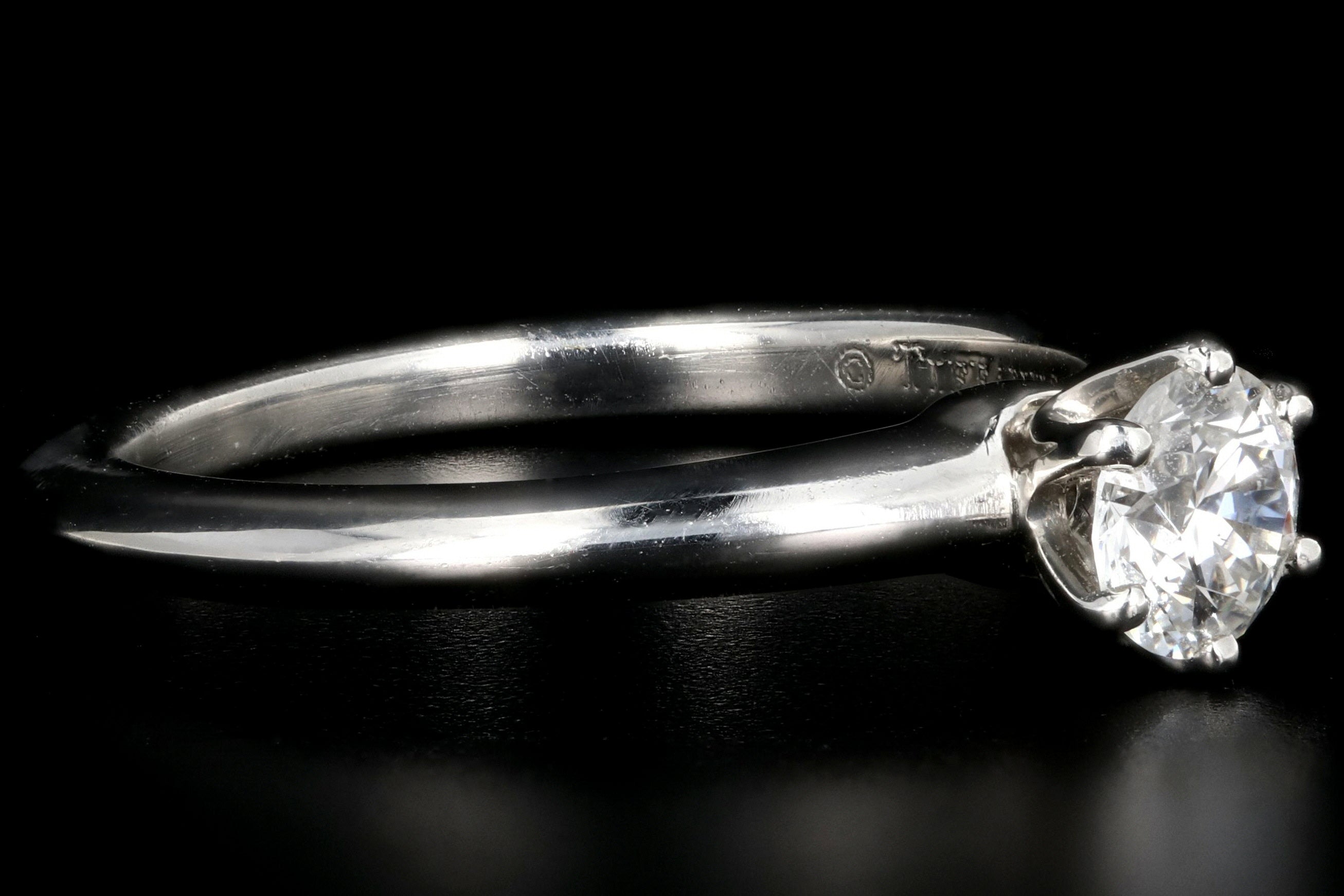 Tiffany & Co Platinum Diamond Solitaire Engagement Ring - Queen May
