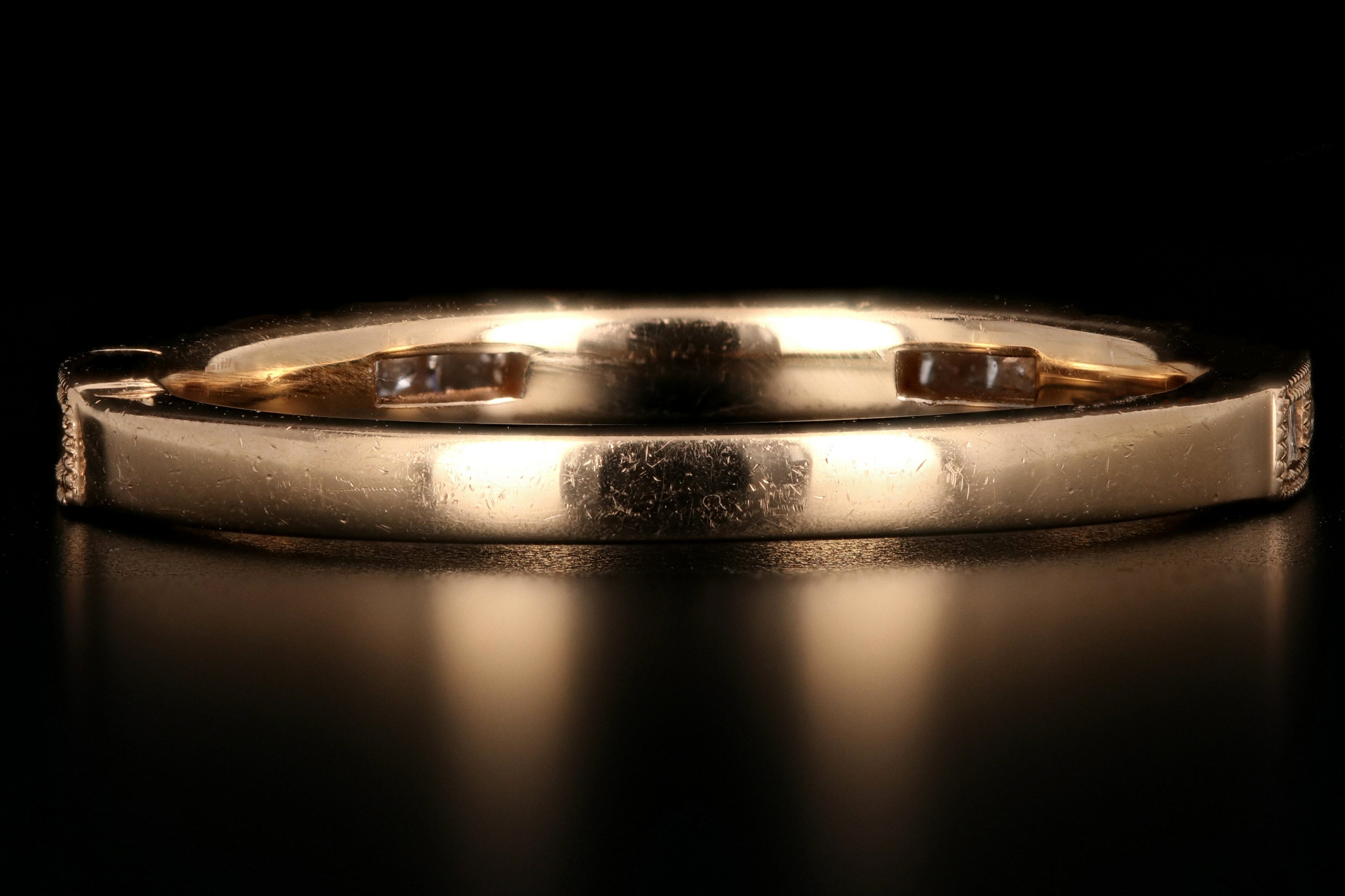 Modern 18K Rose Gold .45CTW Diamond Band - Queen May