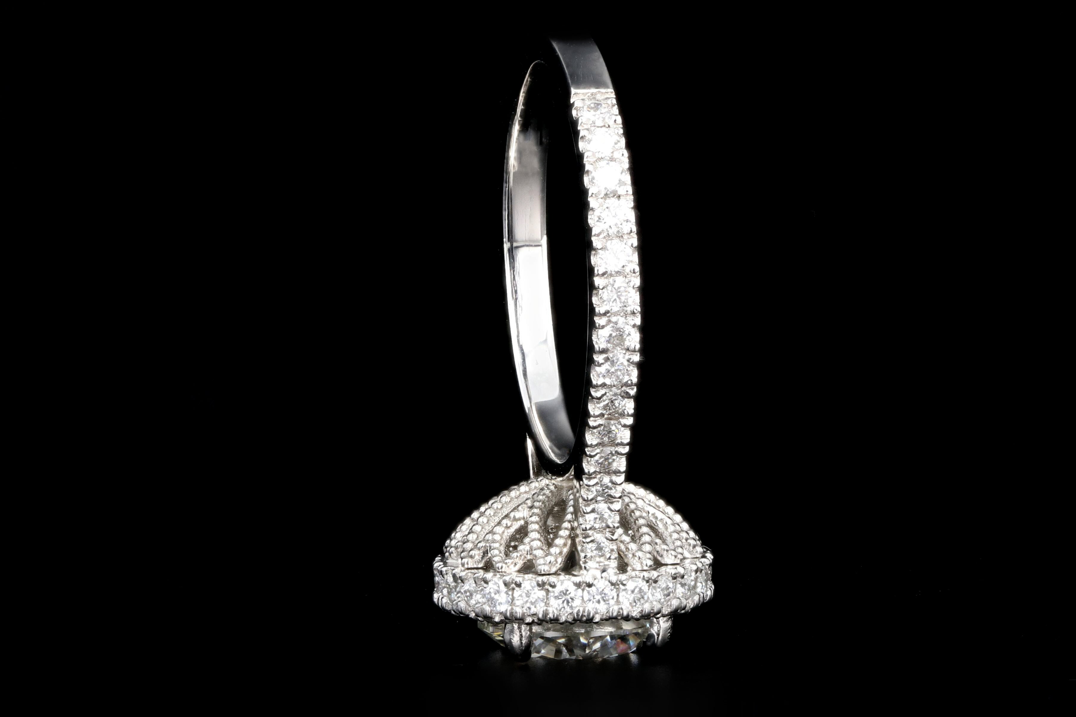 New Platinum 2.29 Carat Round Brilliant Cut Diamond Engagement Ring GIA Certified - Queen May