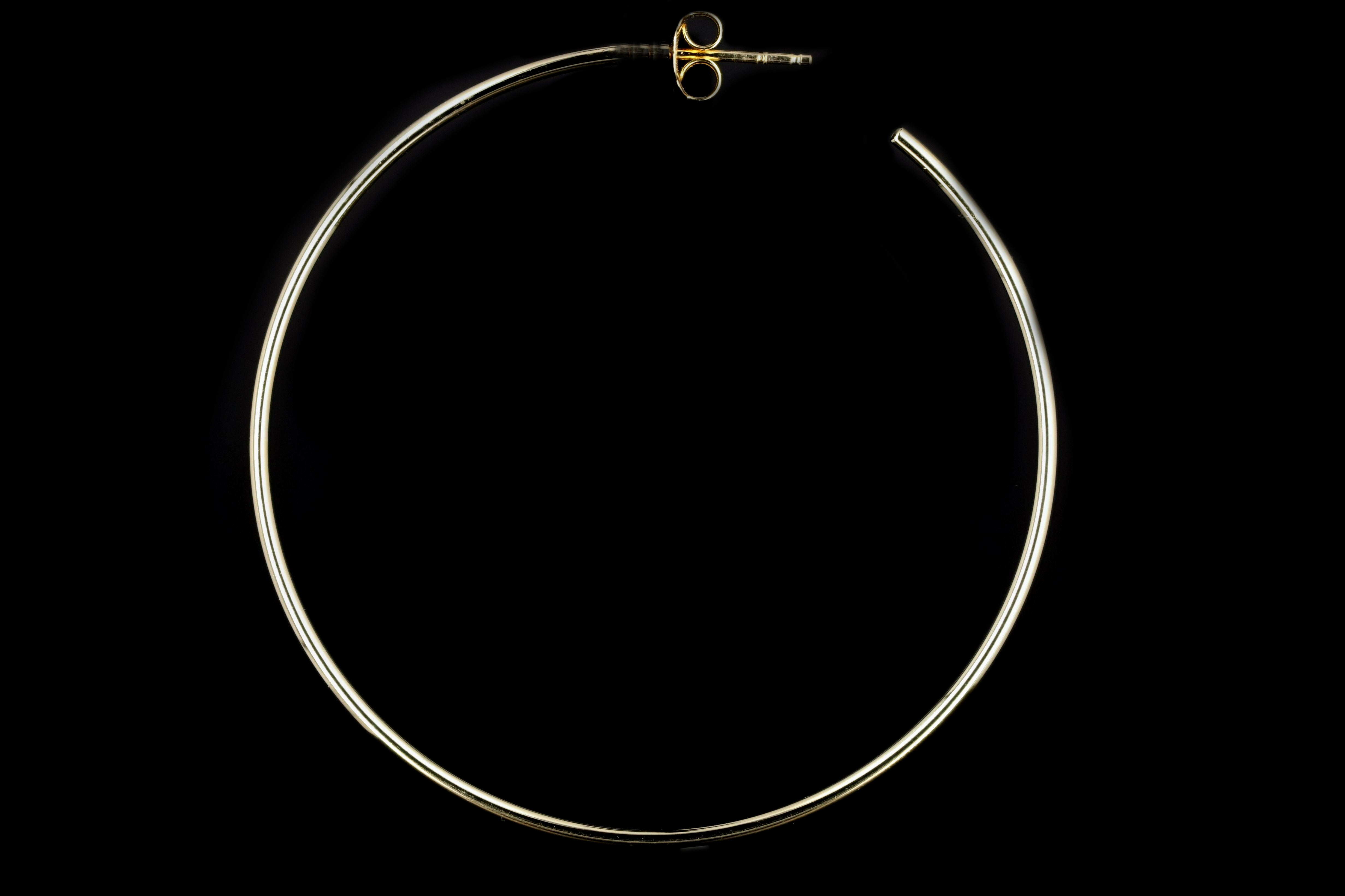 New 14K Gold Open Hoop Earrings - Queen May