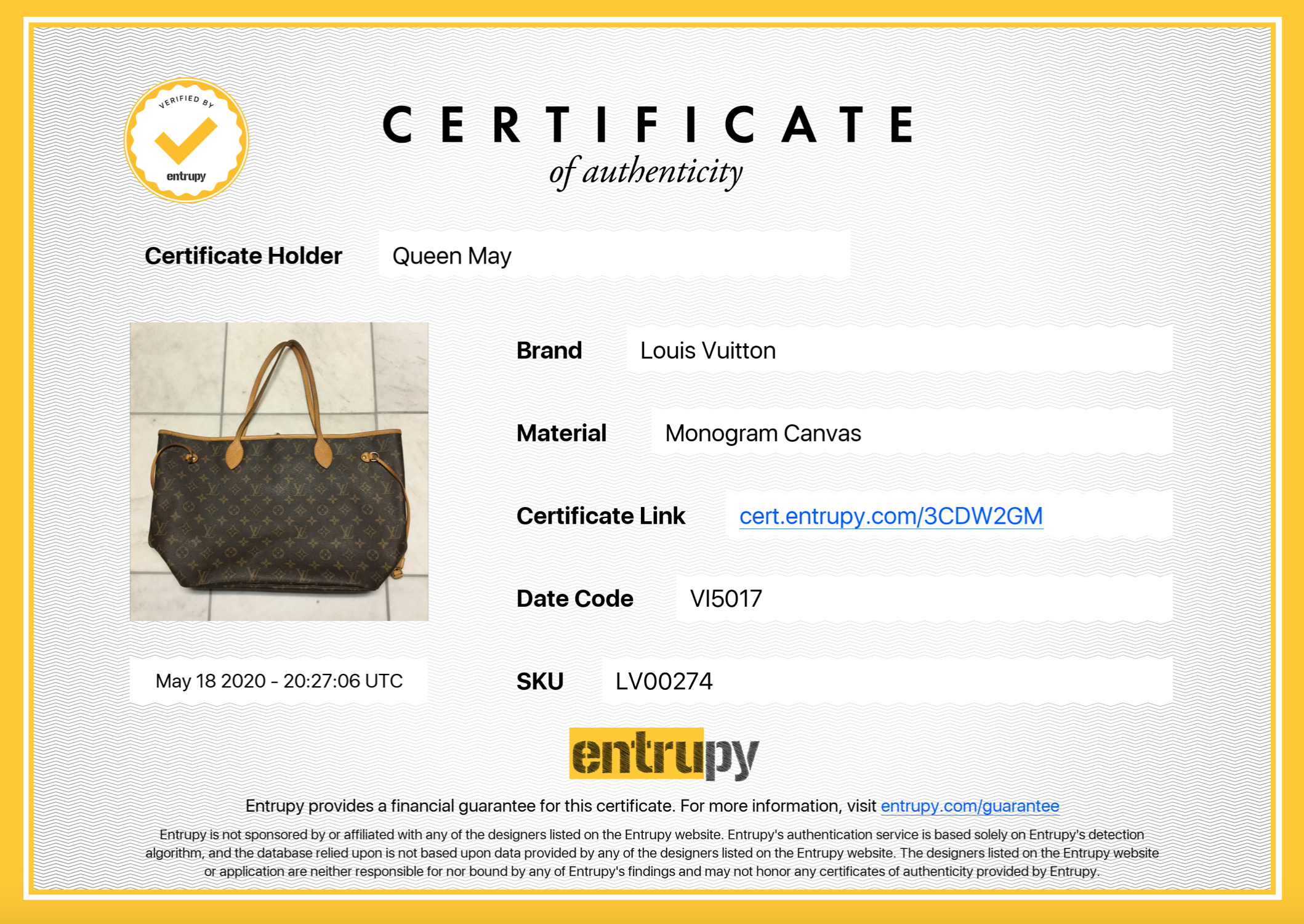 Louis Vuitton Monogram Neverfull MM - Queen May