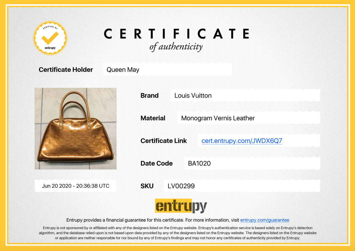 Louis Vuitton Vernis Tompkins Square Bag - Queen May