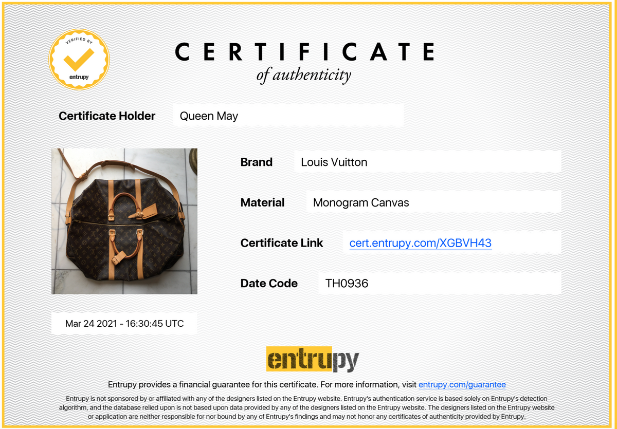 Louis Vuitton Monogram Keepall Bandouliere 55 - Queen May