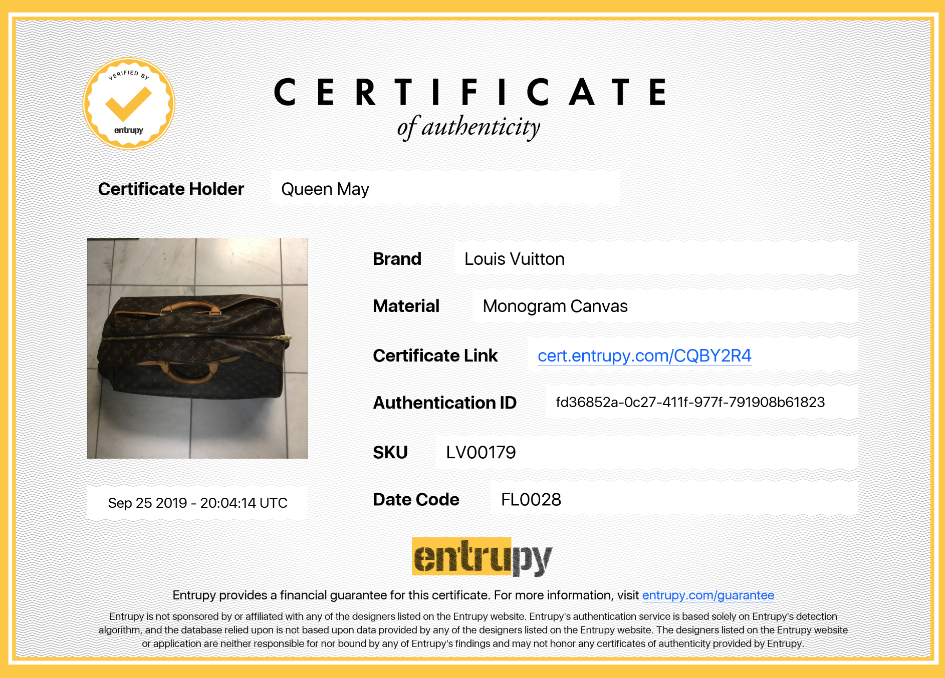 Louis Vuitton Monogram Rolling Luggage - Queen May
