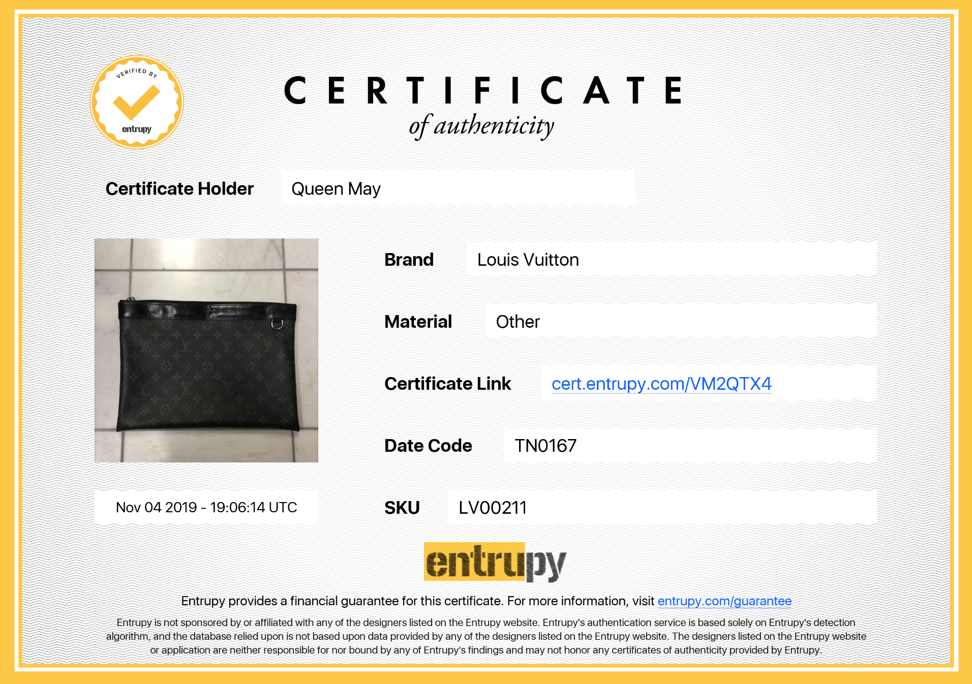 Louis Vuitton Monogram Eclipse Pochette Voyage MM - Queen May