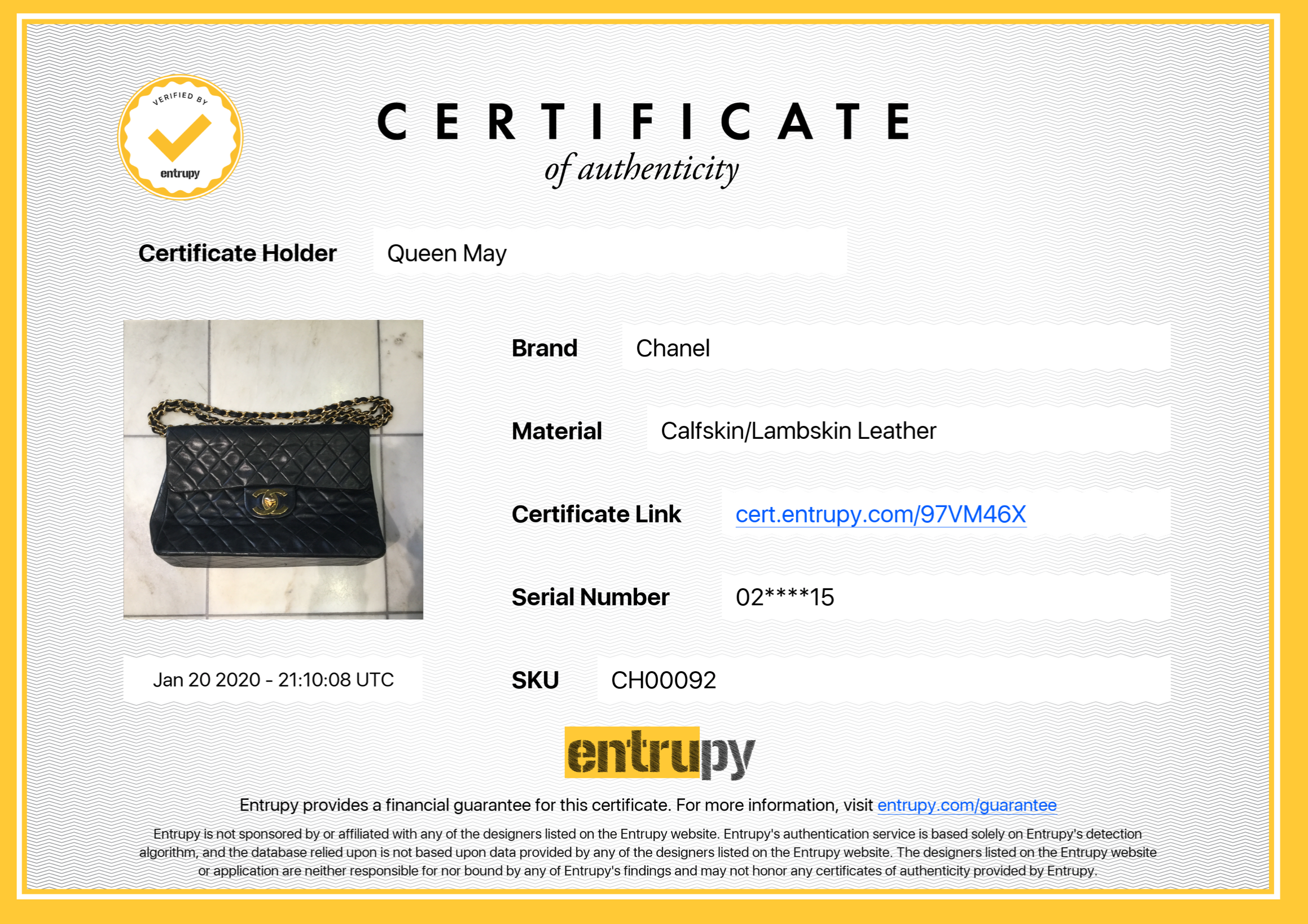 Vintage Chanel Classic Maxi Single Flap Bag - Queen May