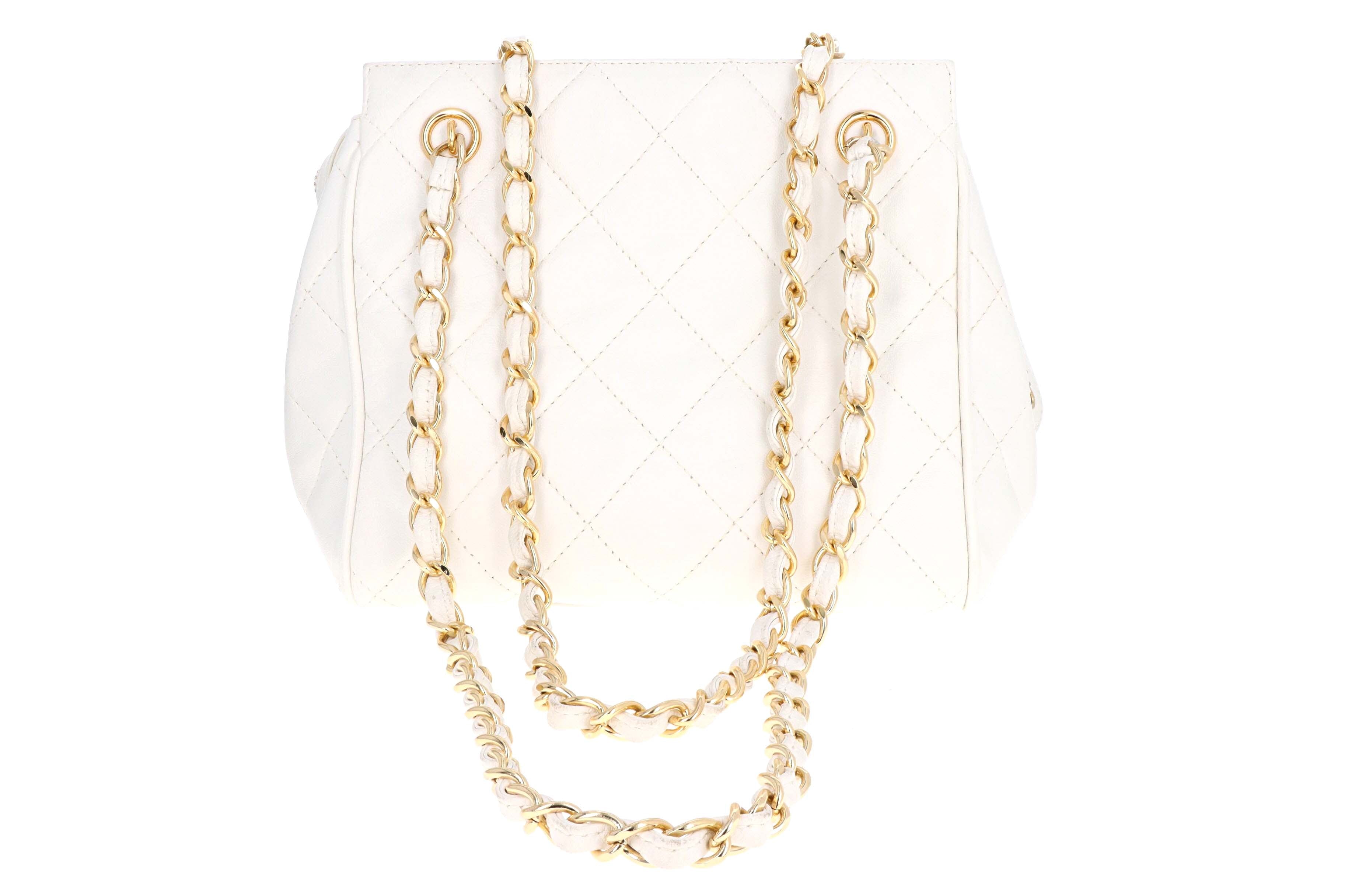 Vintage Chanel Quilted CC Tote - Queen May