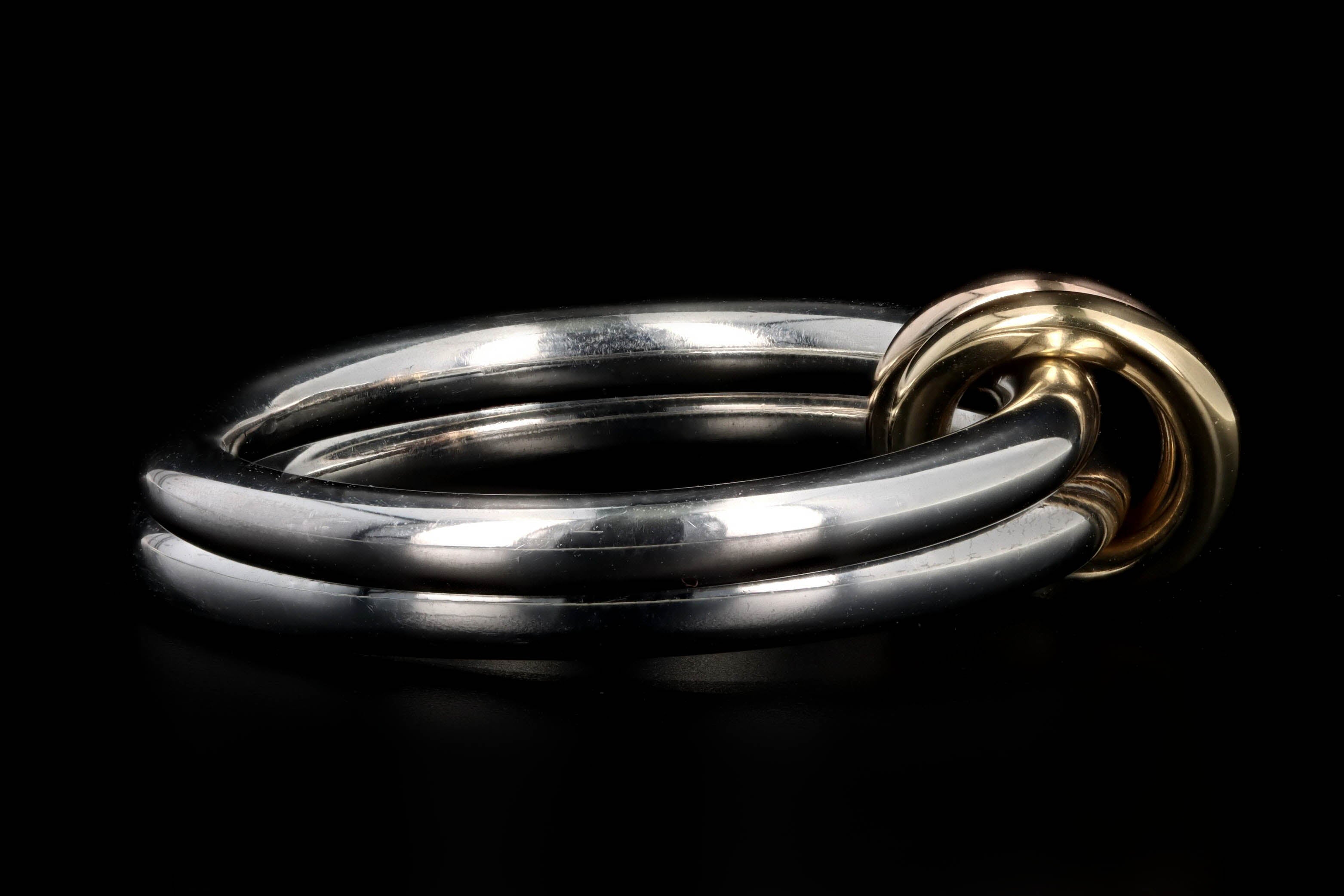 Spinelli Kilcollin Calliope Sterling Silver & 18K Gold Link Ring - Queen May
