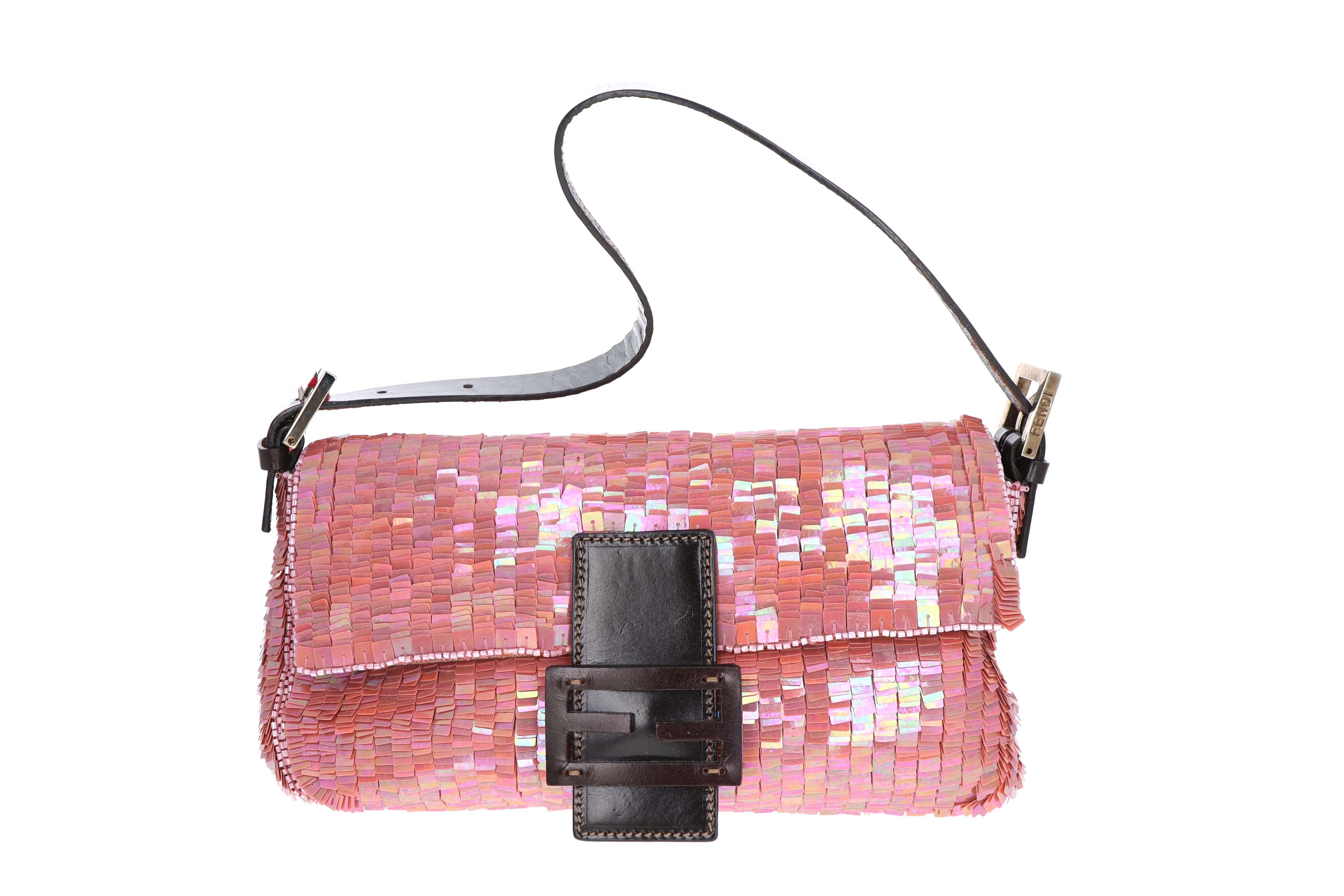 Vintage Fendi Sequin Baguette Bag 1990s (Sex and The City) - Queen May