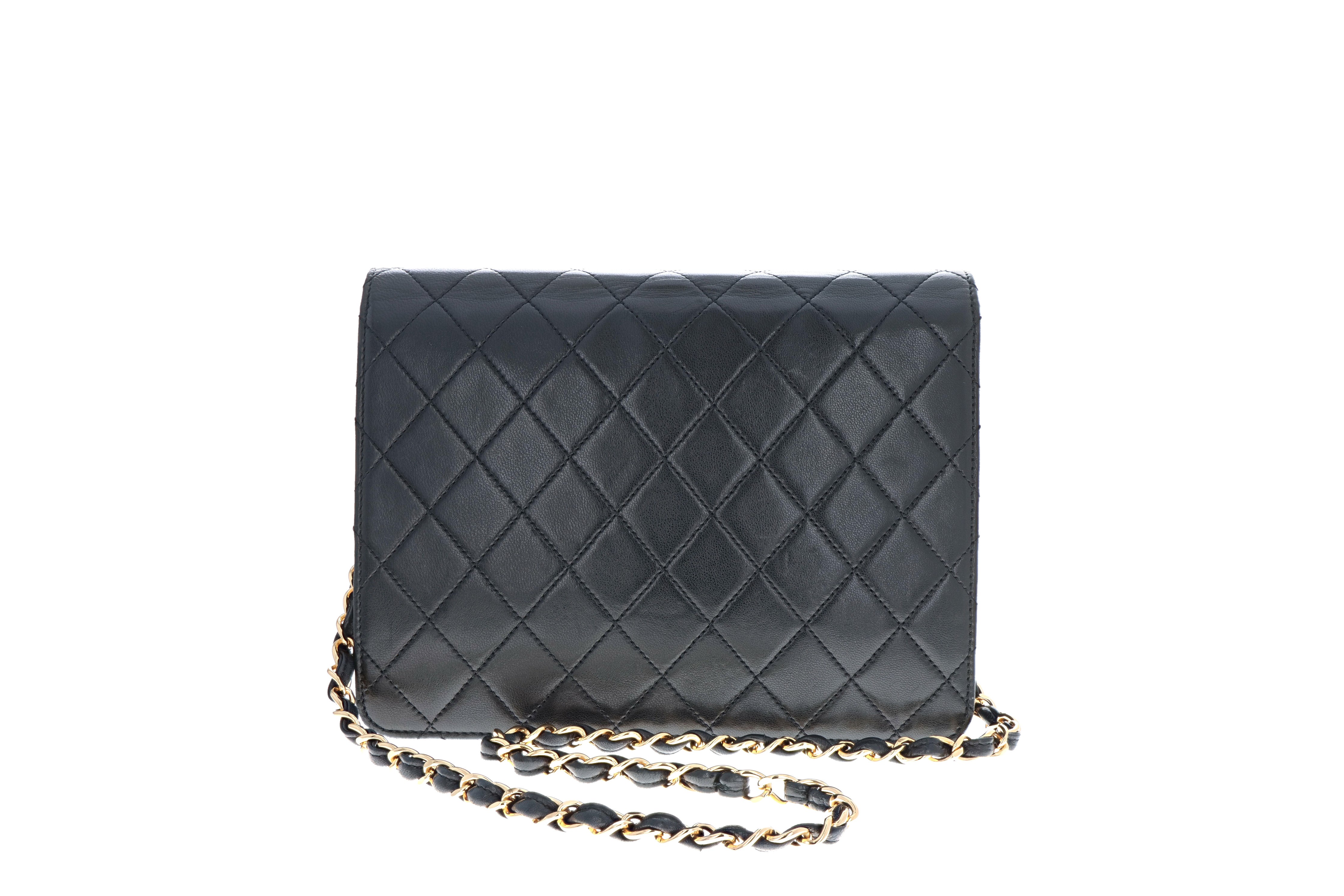 Vintage Chanel Lambskin Medium Classic Square Single Flap Bag - Queen May