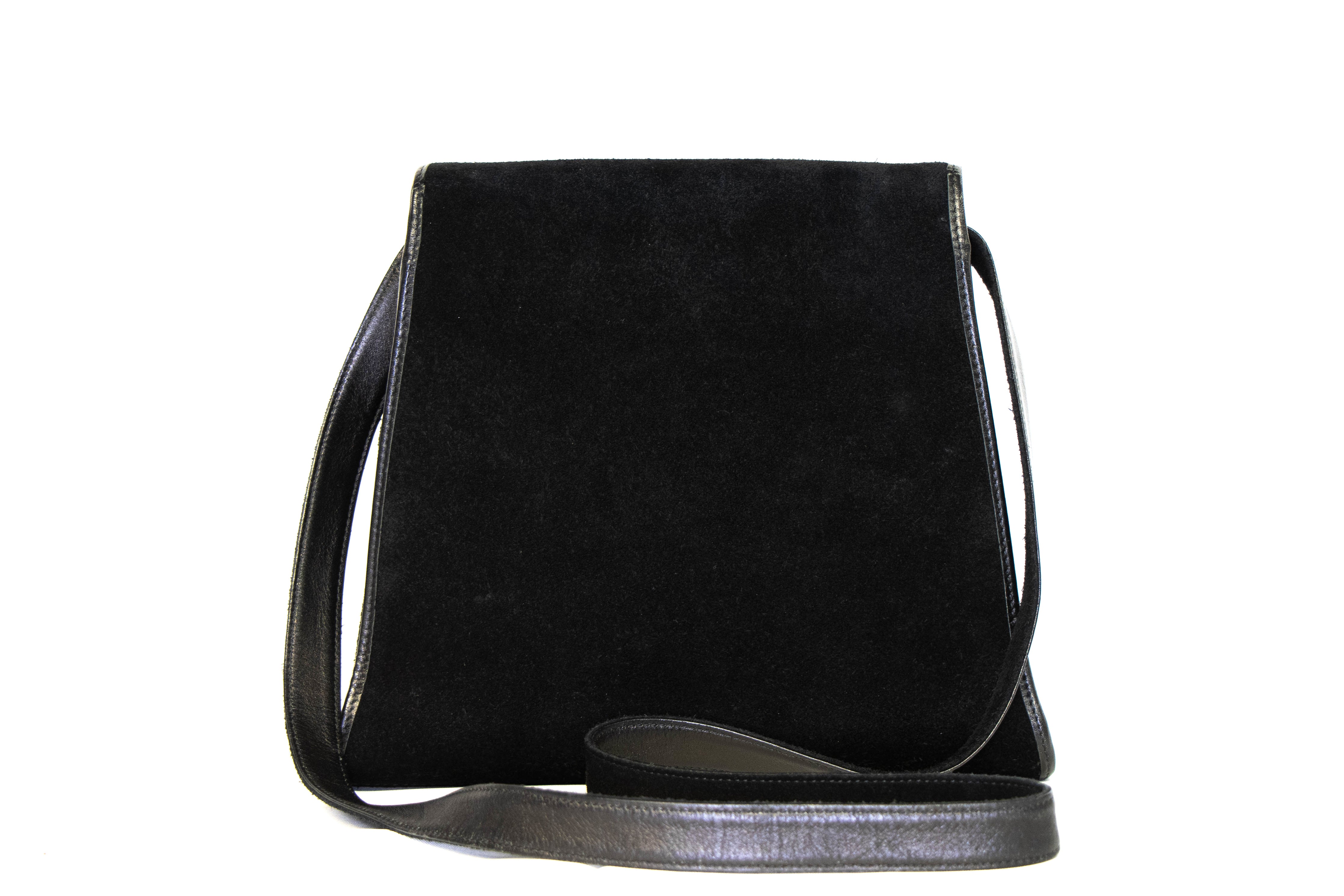 Vintage Saint Laurent Suede Crossbody - Queen May