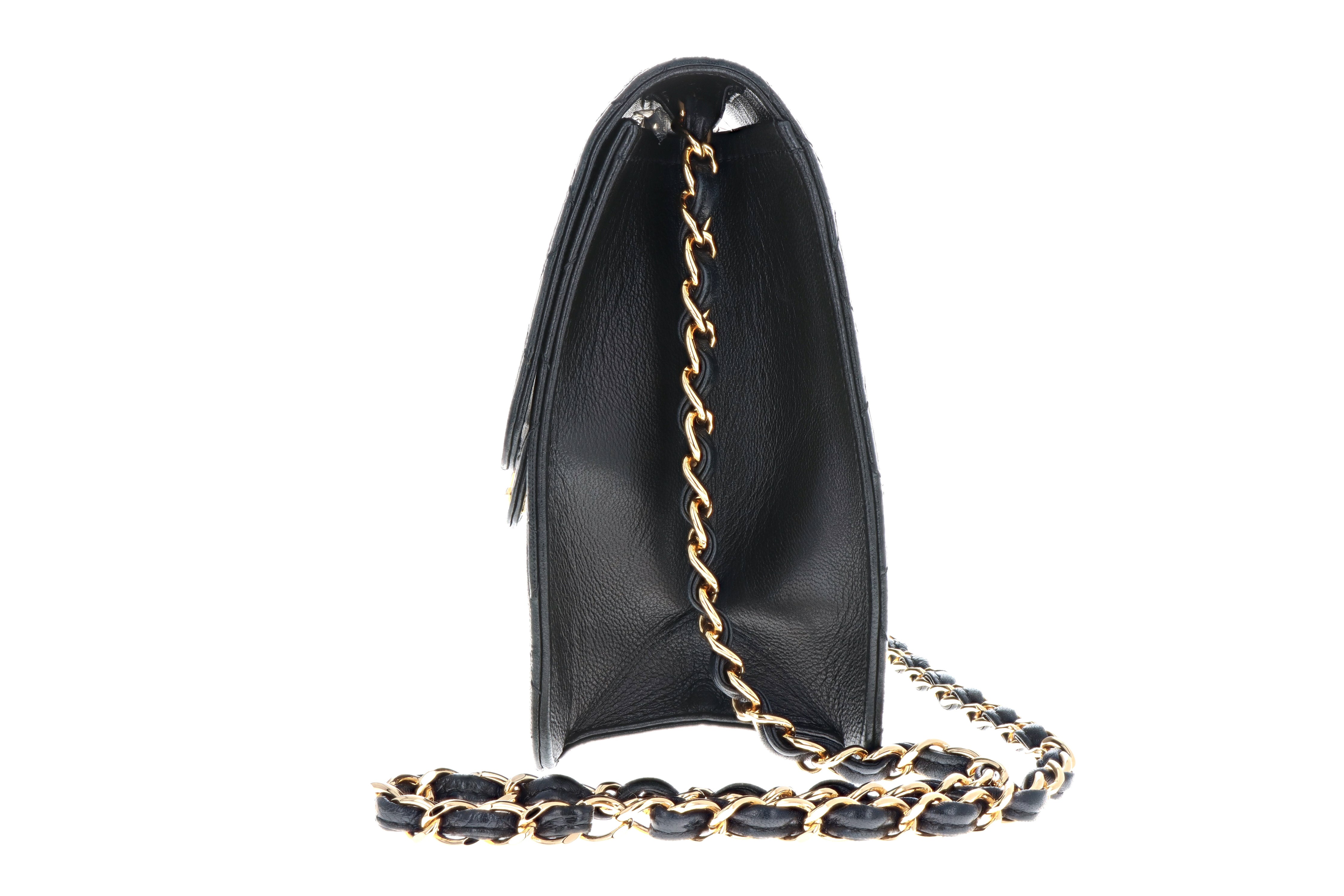 Vintage Chanel Lambskin Medium Classic Square Single Flap Bag - Queen May