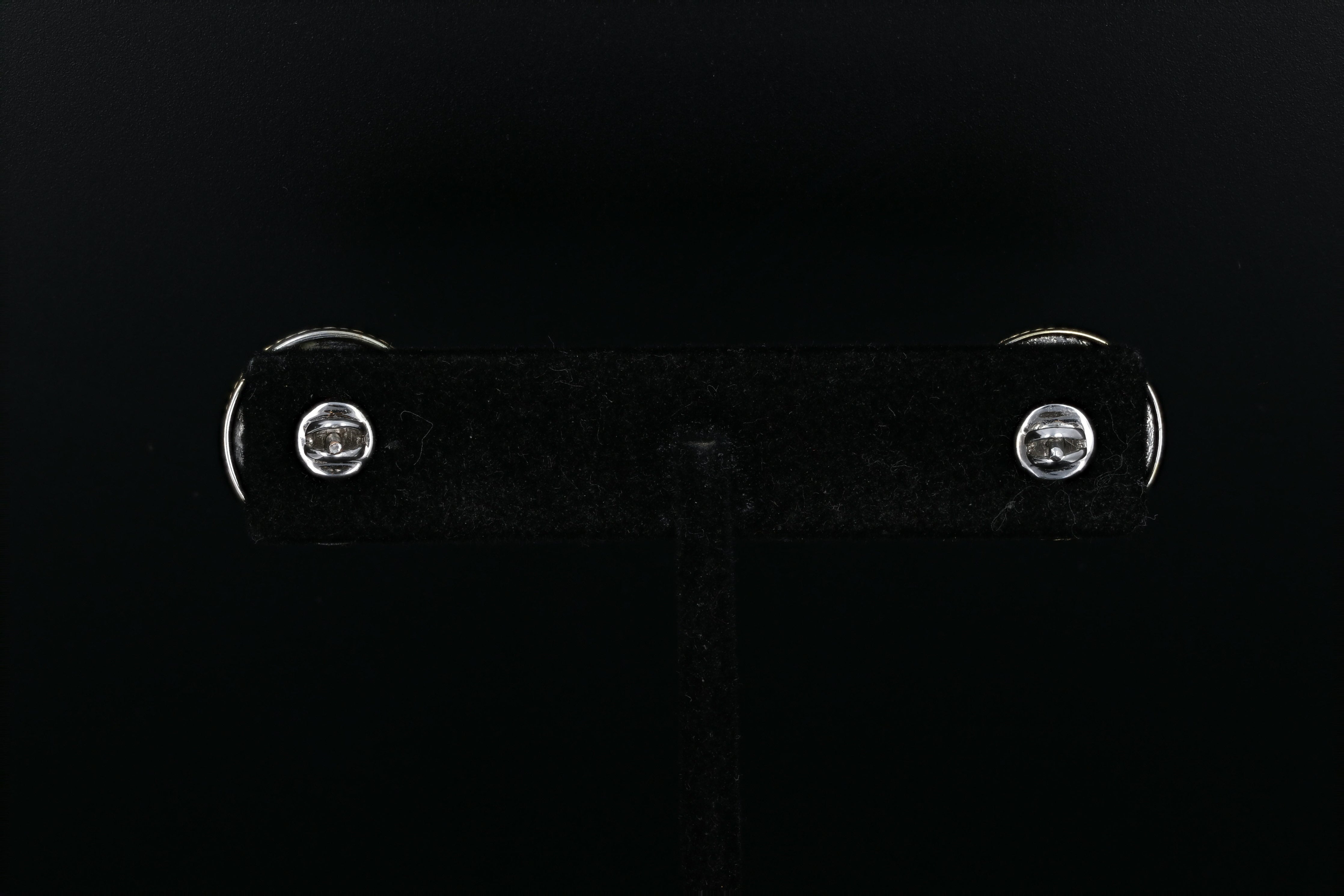 10K Yellow & White Gold 1.5 CTW Diamond Circle Earrings - Queen May