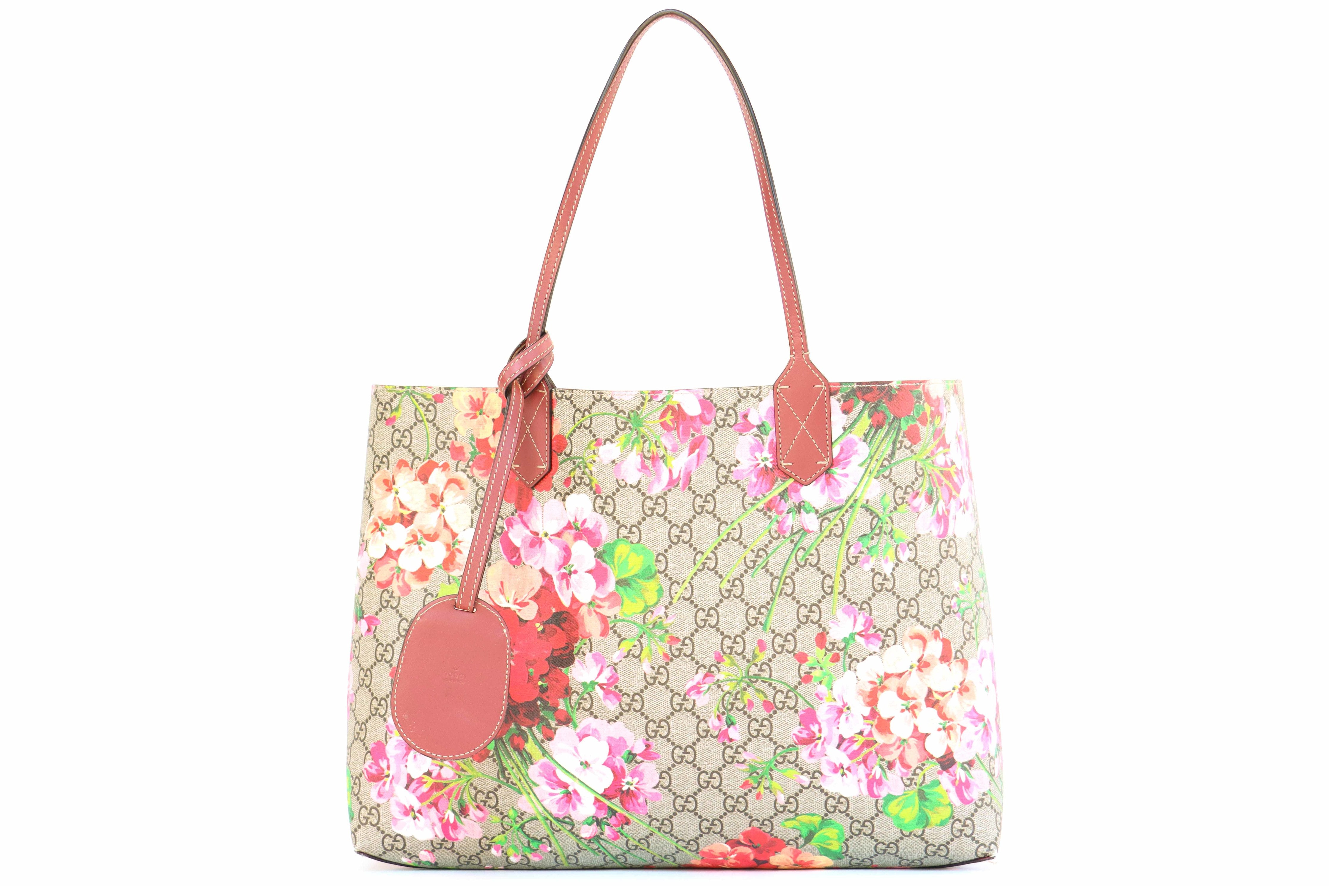 Gucci Large Reversible GG Blooms Tote - Queen May