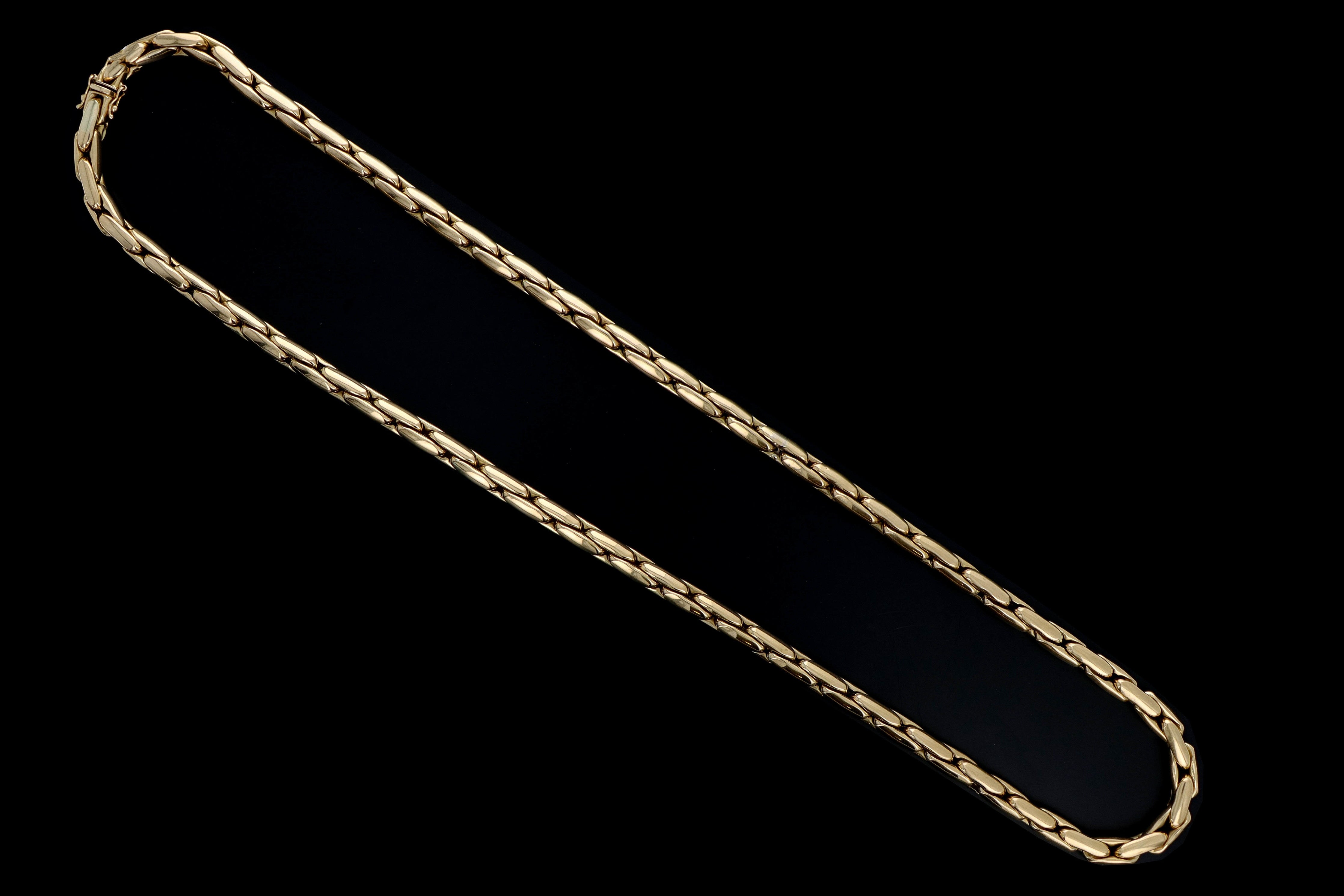 18K Yellow Gold Chain Necklace - Queen May