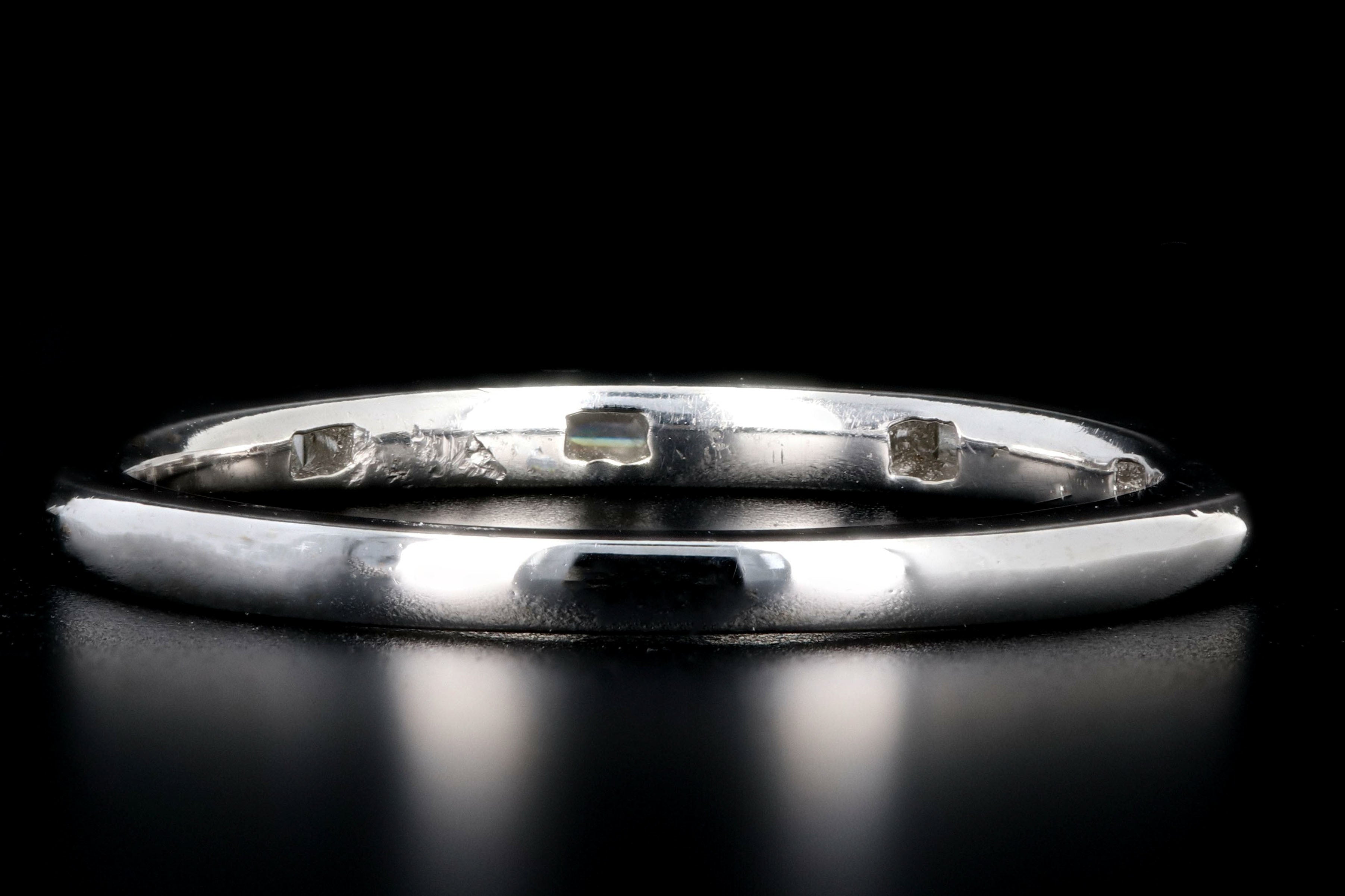 Modern Kirk Kara 18K White Gold .25 Carat Diamond Half Band - Queen May