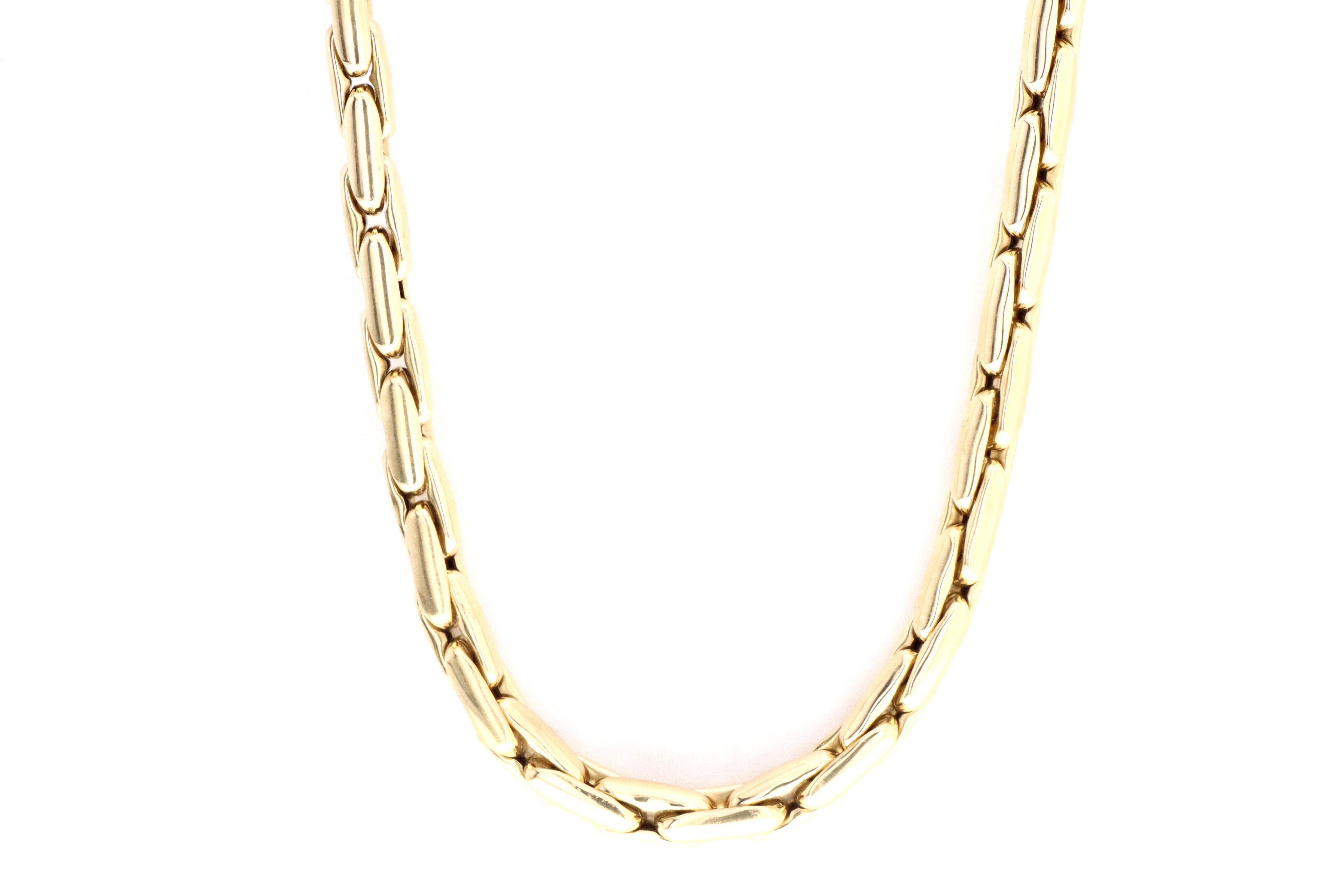 18K Yellow Gold Chain Necklace - Queen May