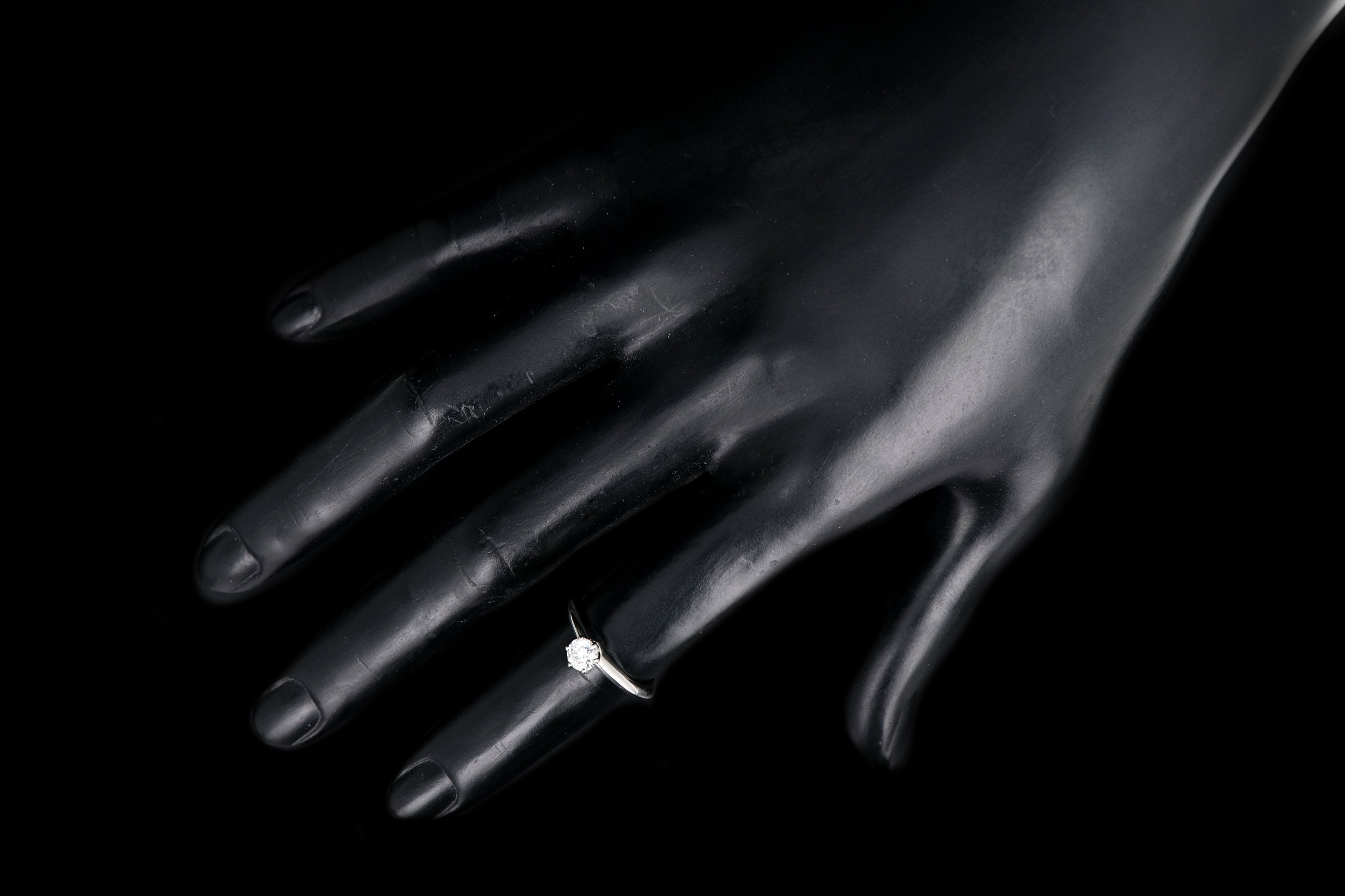 Tiffany & Co Platinum Diamond Solitaire Engagement Ring - Queen May