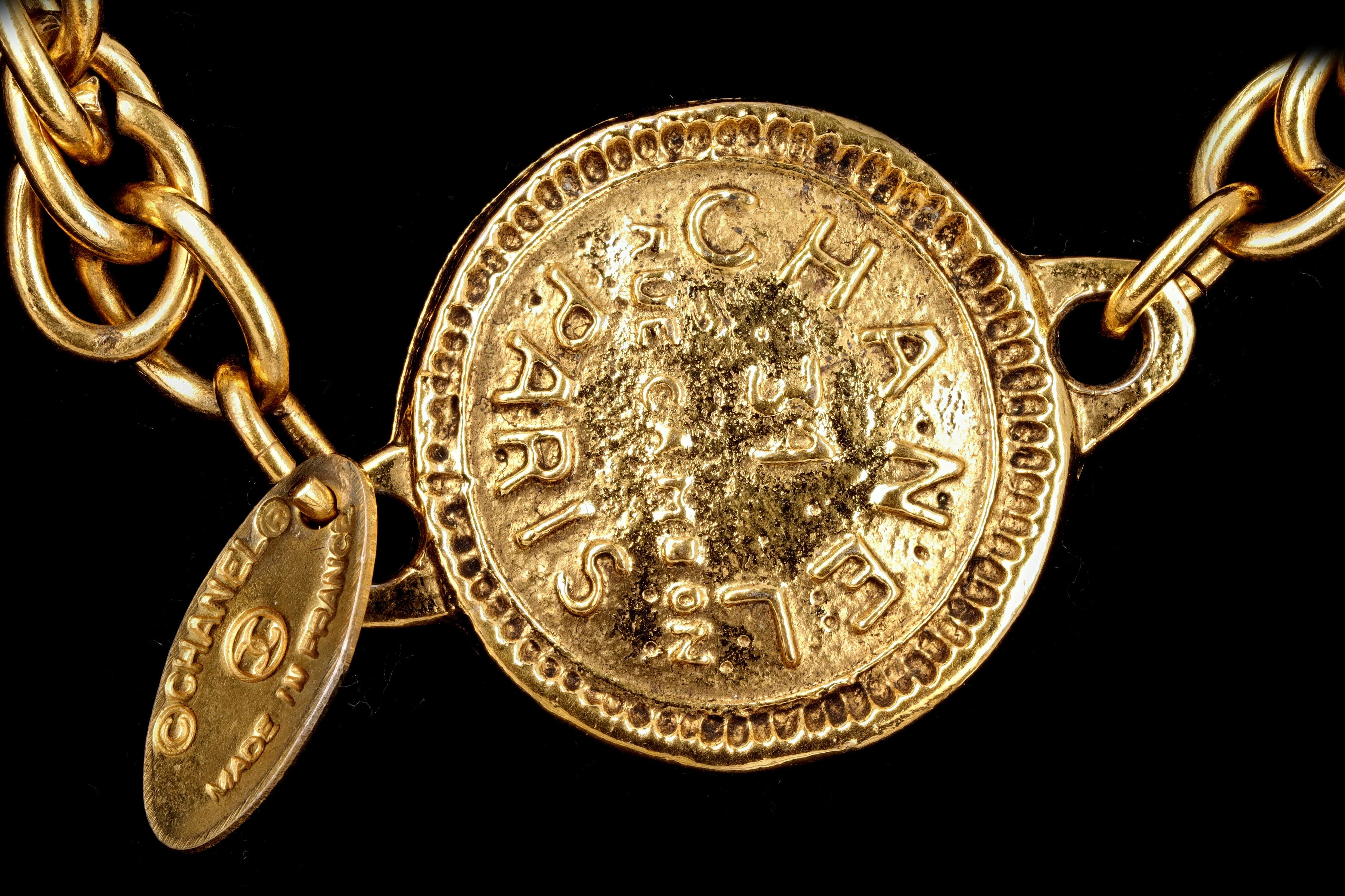 Vintage Chanel Rue Cambon Paris Chain Necklace - Queen May