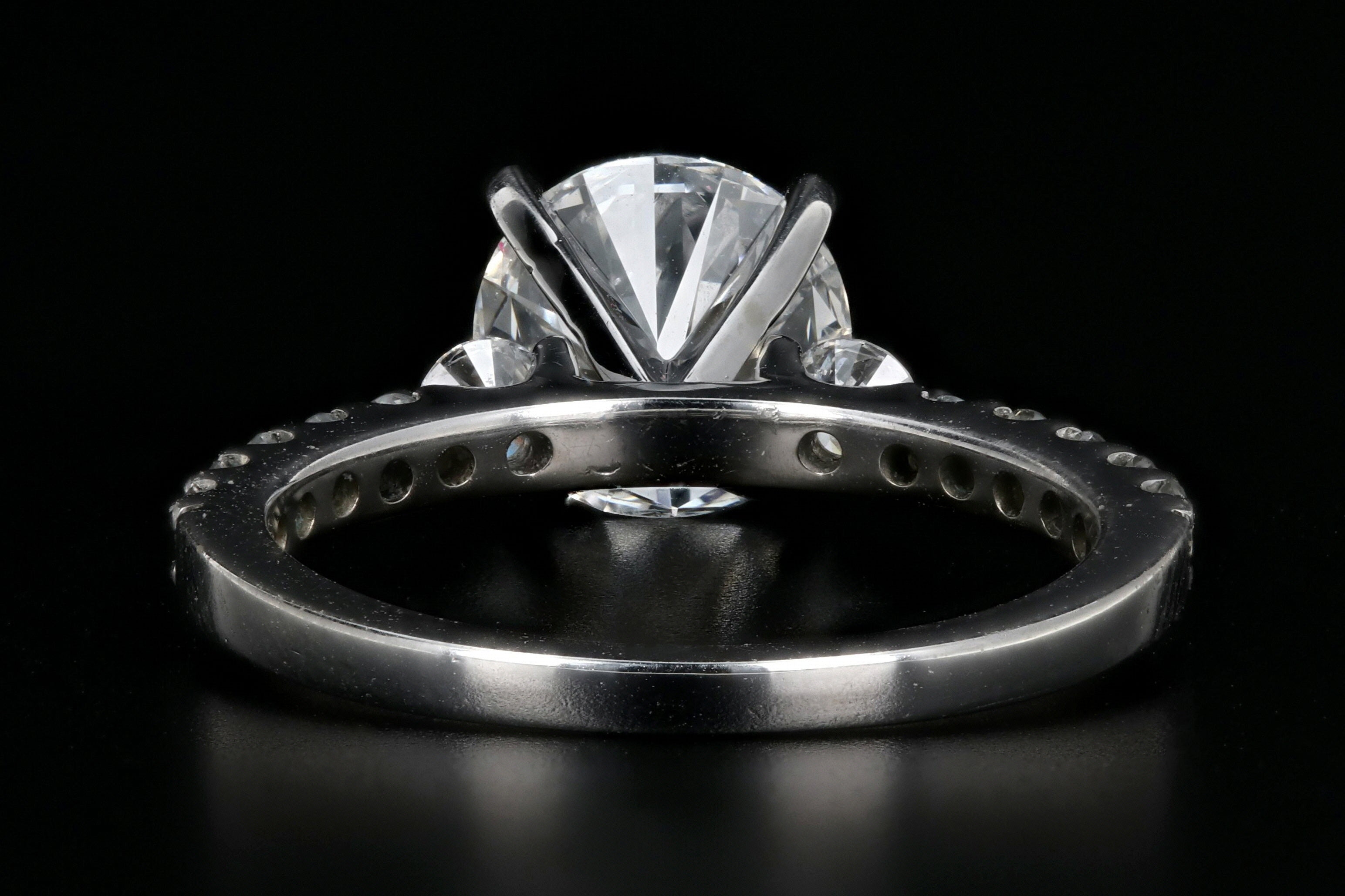 Modern 14K White Gold 1.56 Carat Diamond Engagement Ring GIA Certified - Queen May