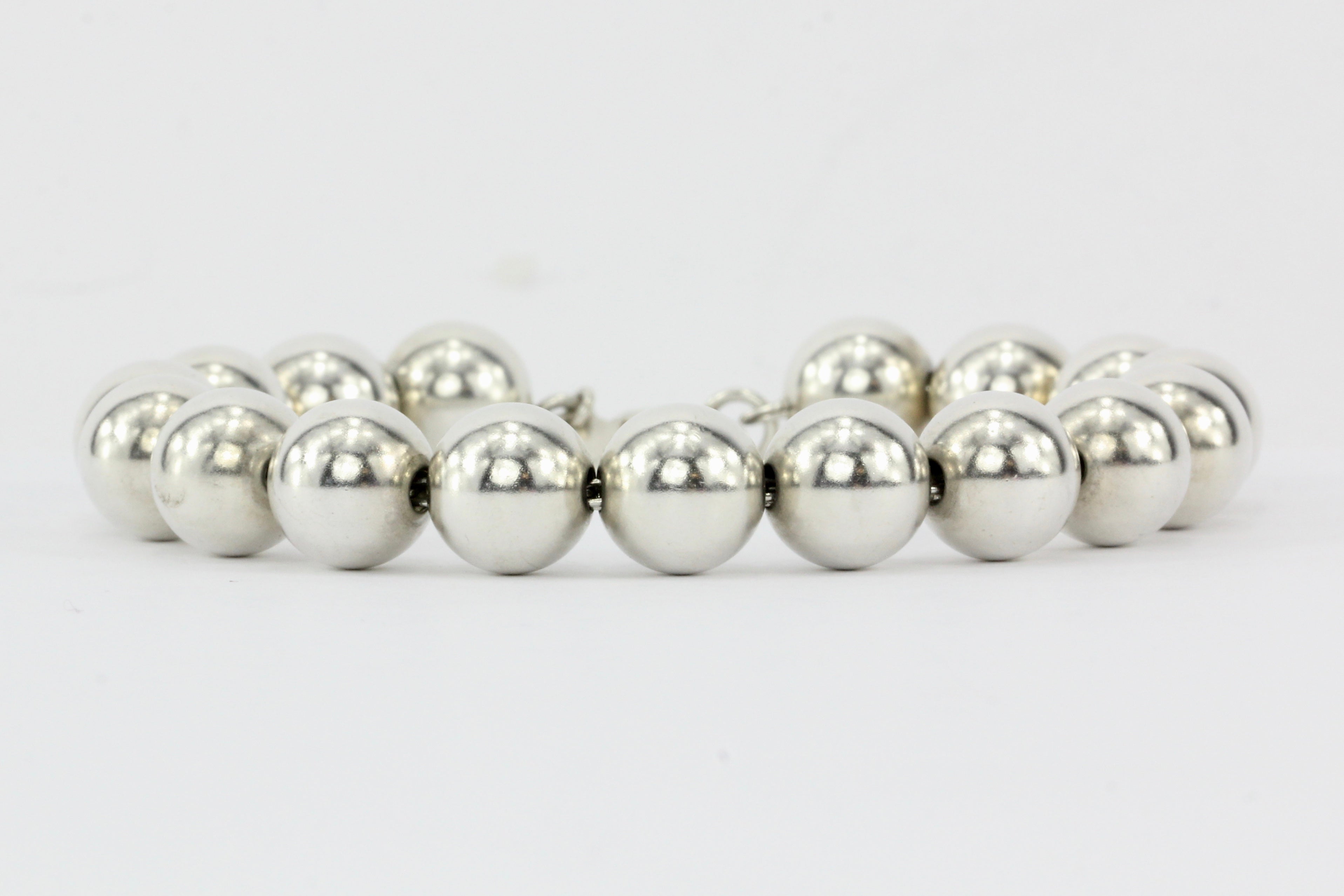 Tiffany & Co. Sterling Silver Hardwear Ball Bracelet - Queen May