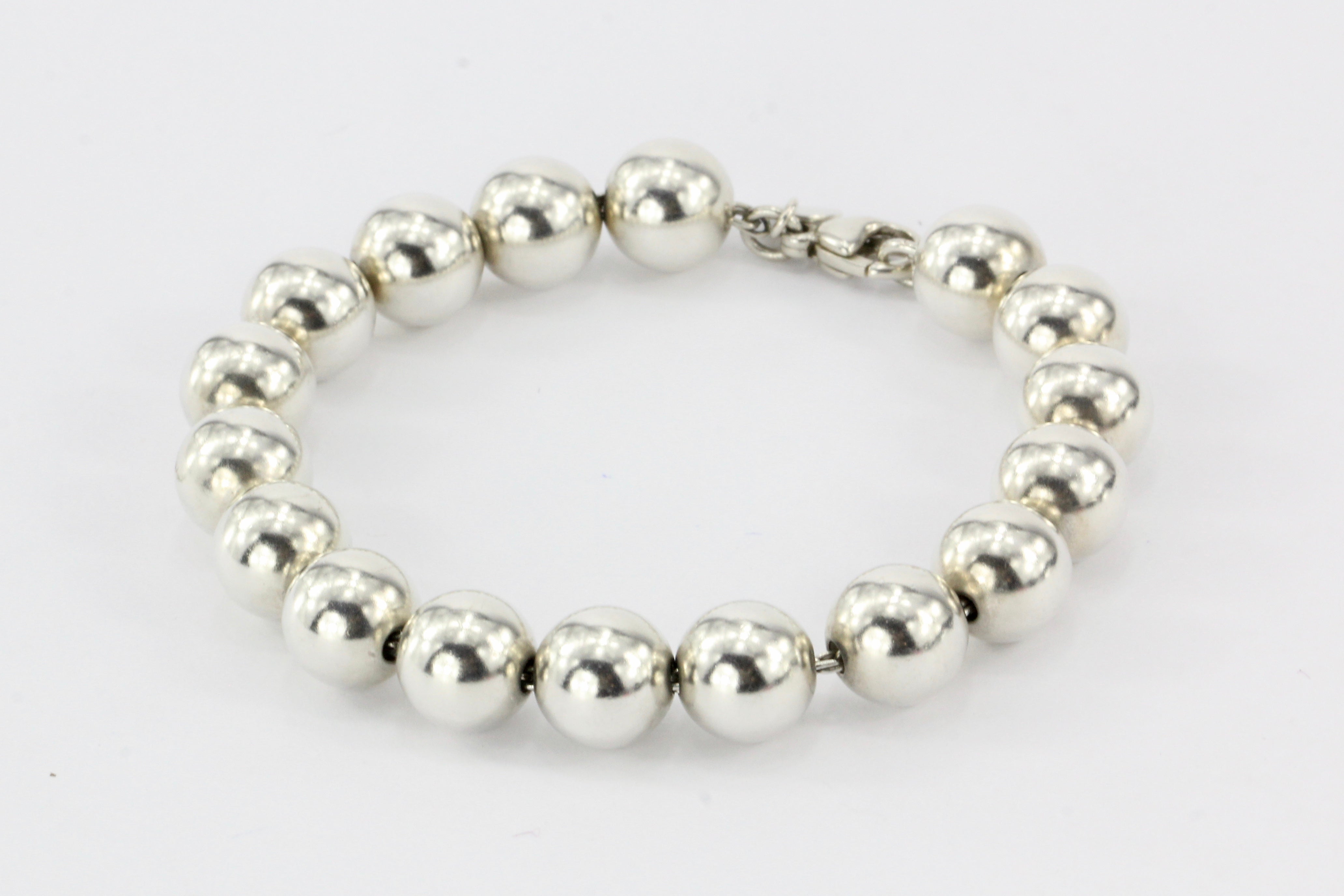 Tiffany & Co. Sterling Silver Hardwear Ball Bracelet - Queen May