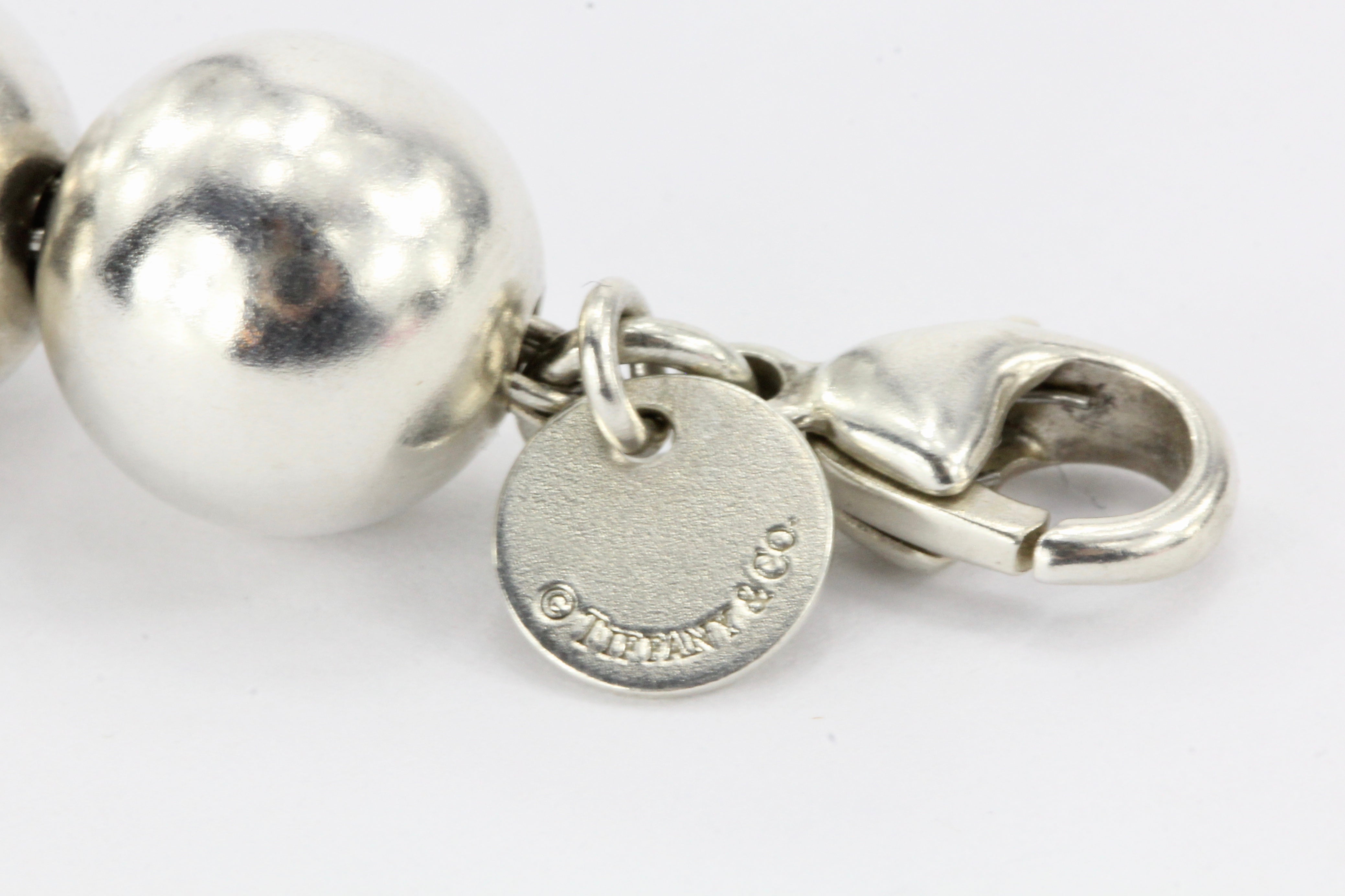 Tiffany & Co. Sterling Silver Hardwear Ball Bracelet - Queen May