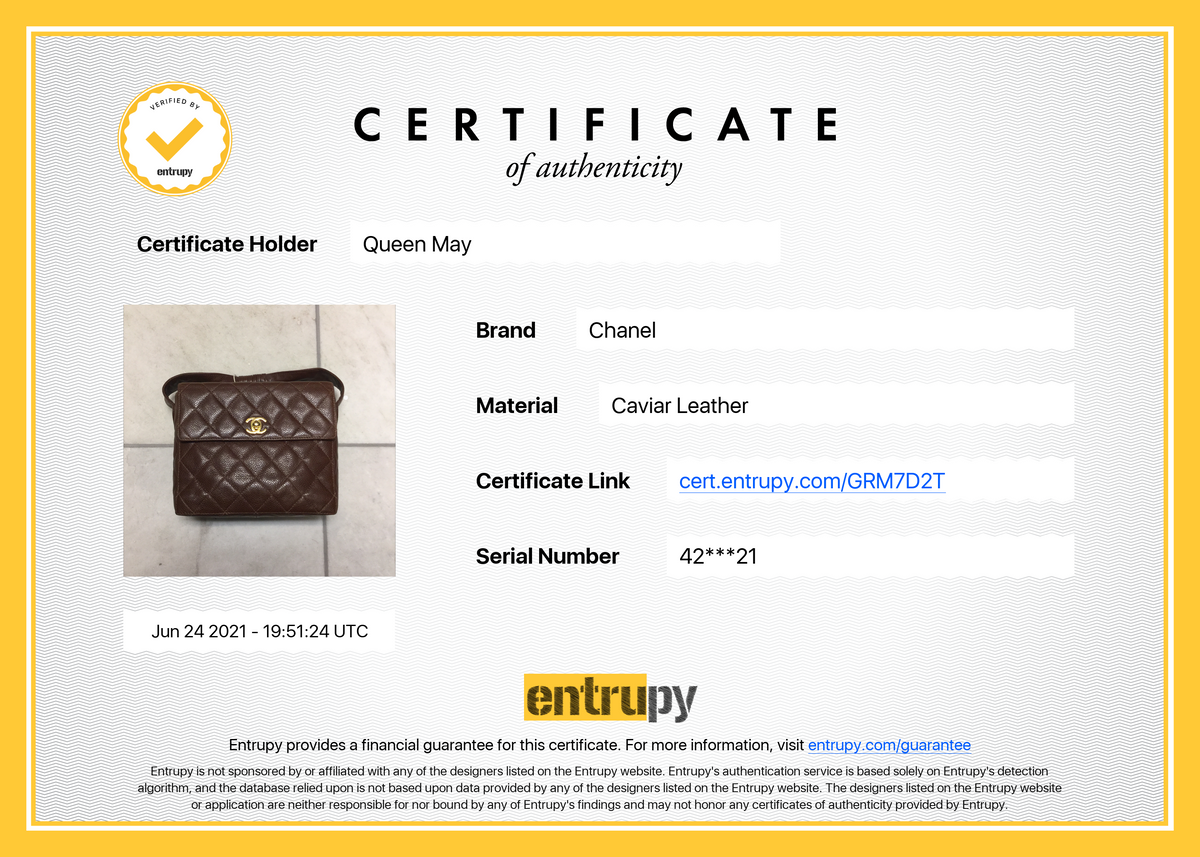 Chanel Vintage Brown Caviar Mini Handle Bag - Queen May