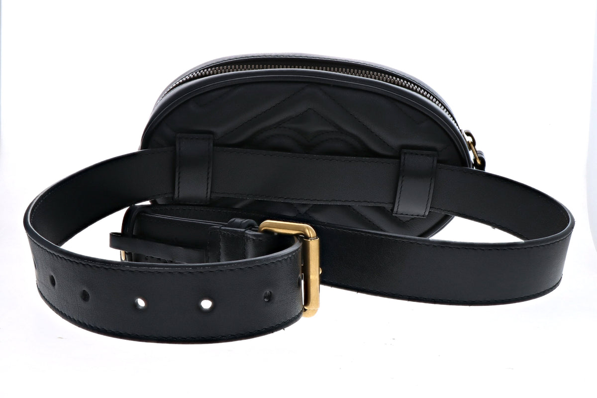 Gucci GG Marmont Matelasse Belt Bag - Queen May