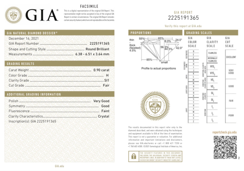 14K Rose Gold 0.90 Carat Round Brilliant Cut Diamond Floral Engagement Ring GIA Certified - Queen May