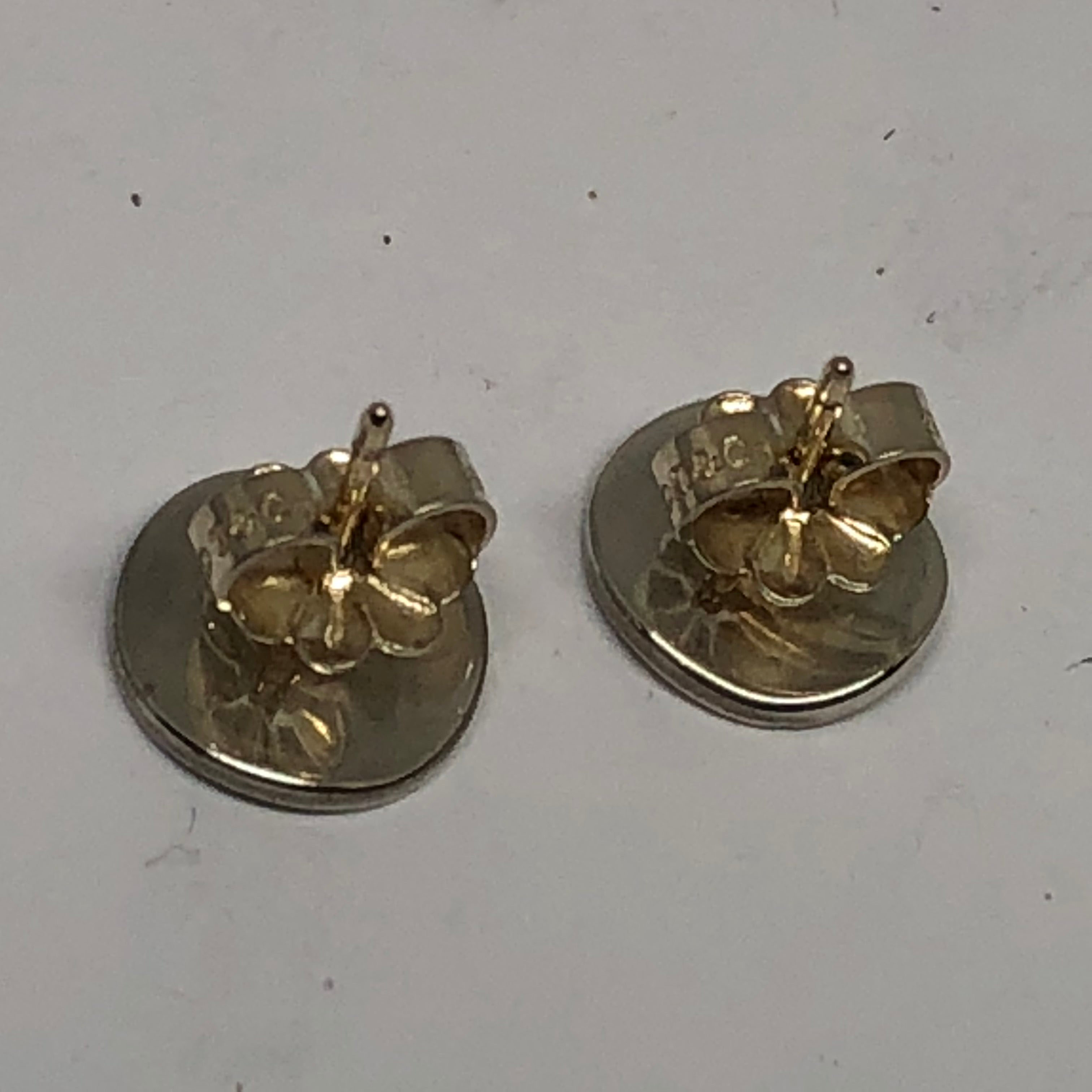 Tiffany & Co Sterling Silver Note Earring Studs - Queen May