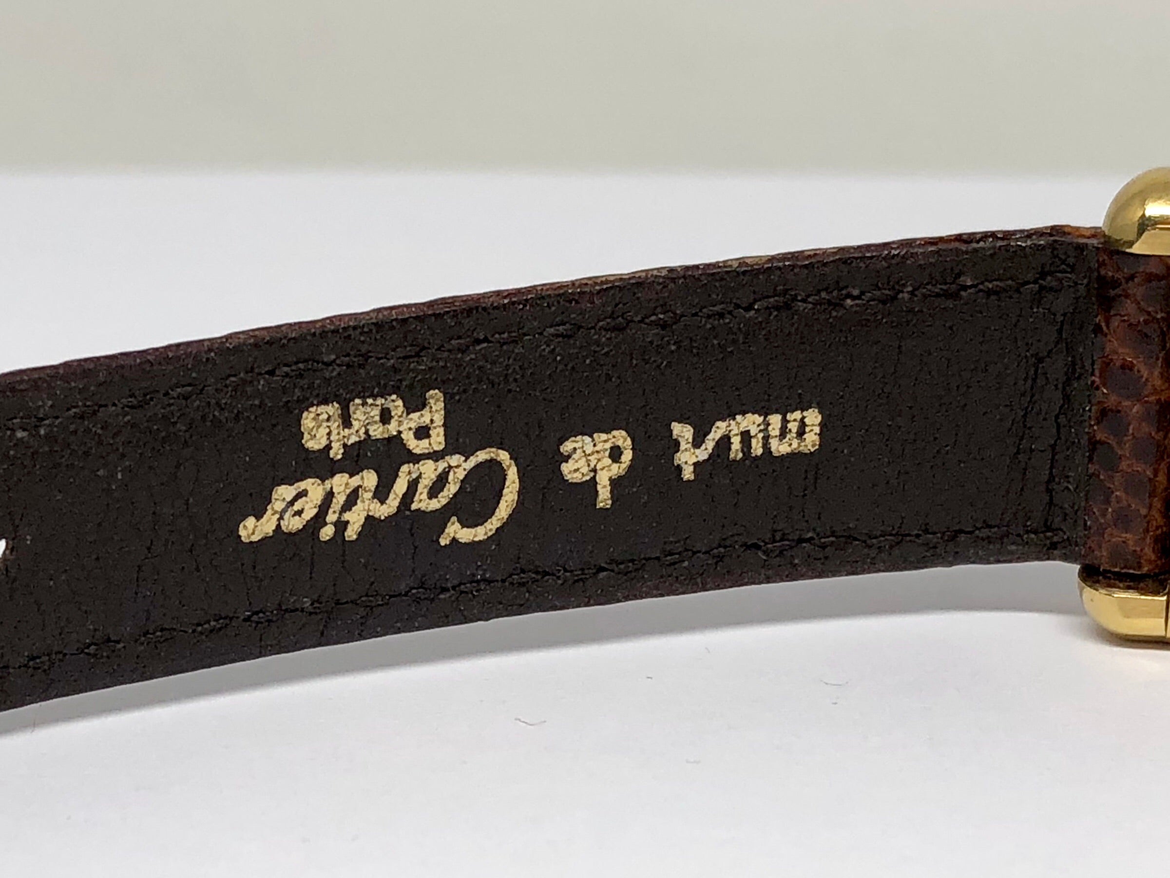 Cartier Sterling Silver Gold Washed Must de Cartier Tank Women's Watch Mechanical - Queen May