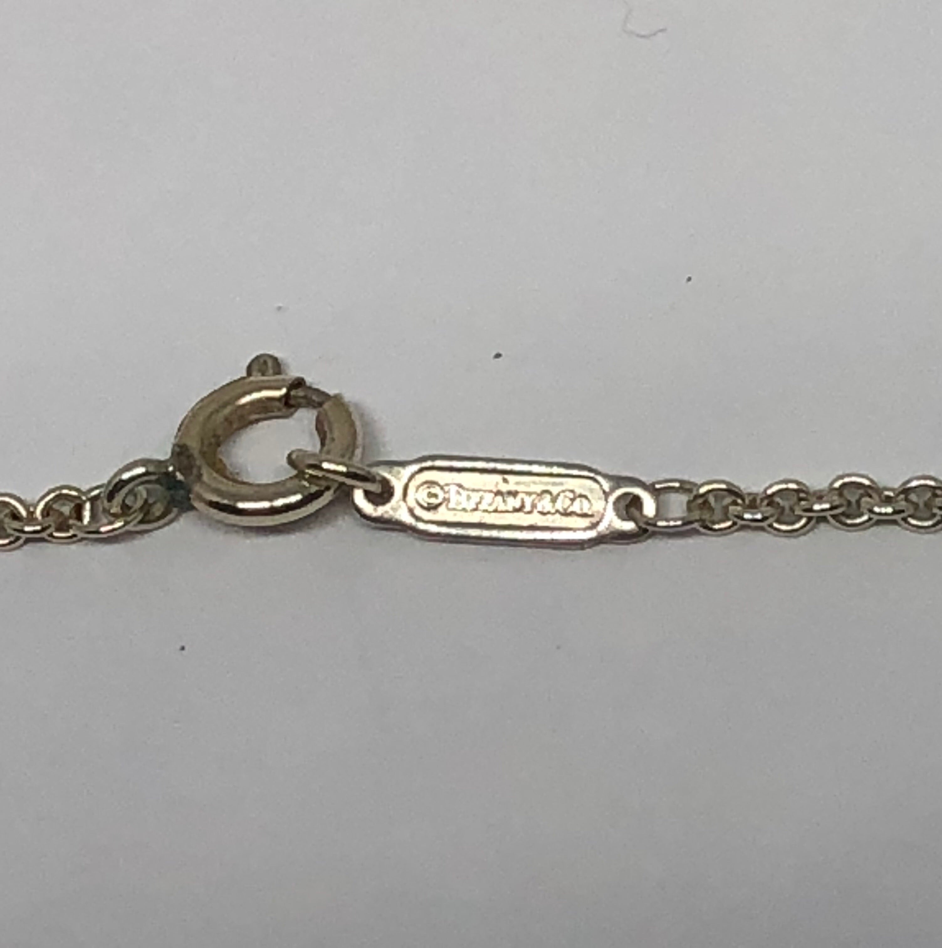 Tiffany & Co Sterling Silver & 18K Gold Leaf Necklace - Queen May