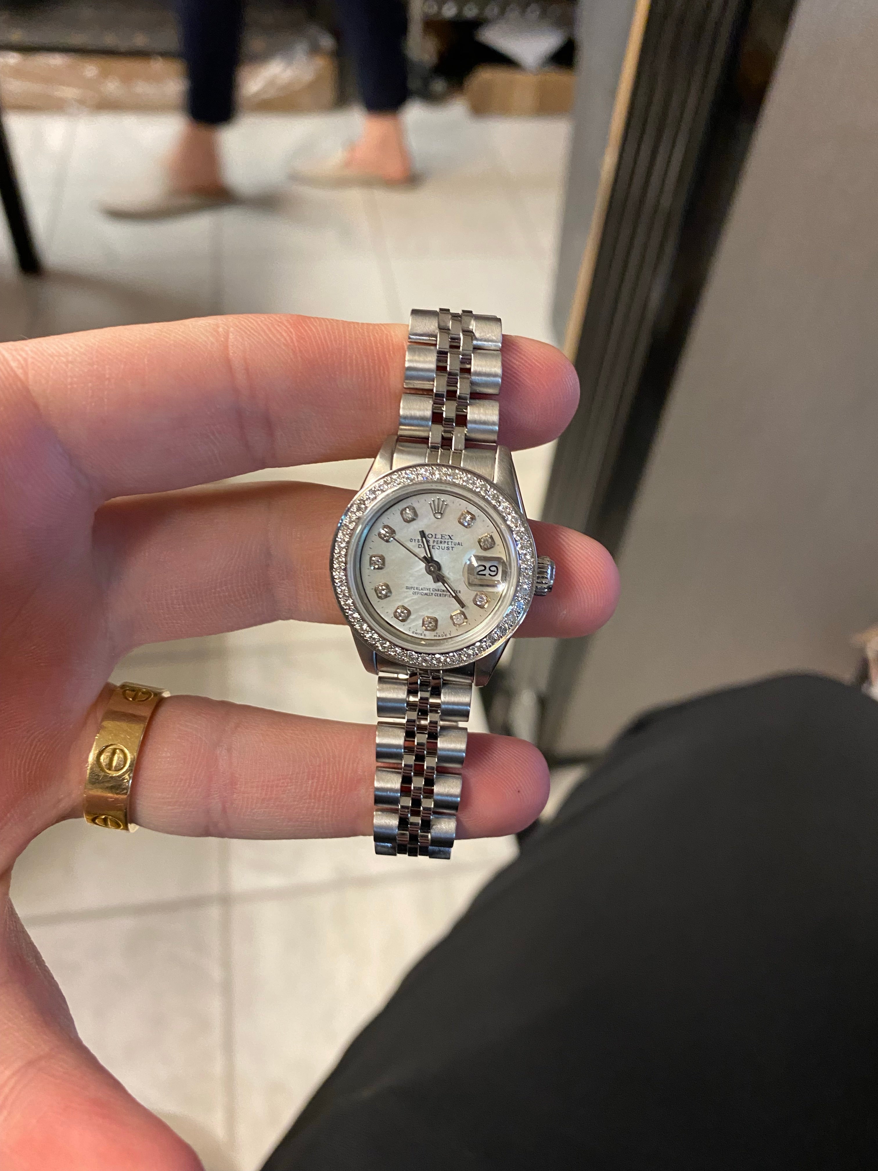 Rolex Datejust 26MM Model 69160 AM MOP Diamond Dial and Bezel - Queen May