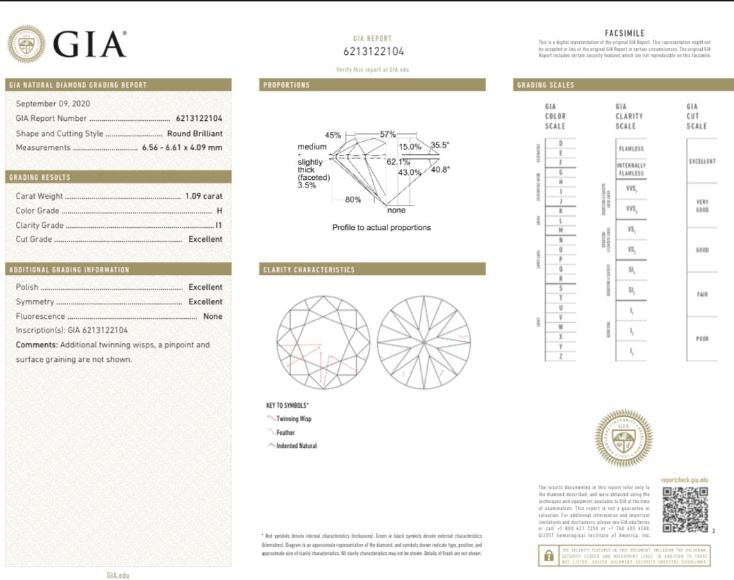 New Platinum 1.01 Carat Round Brilliant Cut Diamond Halo Engagement Ring GIA Certified - Queen May