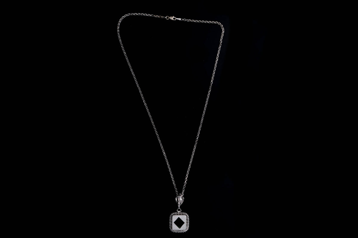 Platinum 9.54 Carat Natural Colombian Emerald & Diamond Halo Pendant Necklace GIA Certified - Queen May