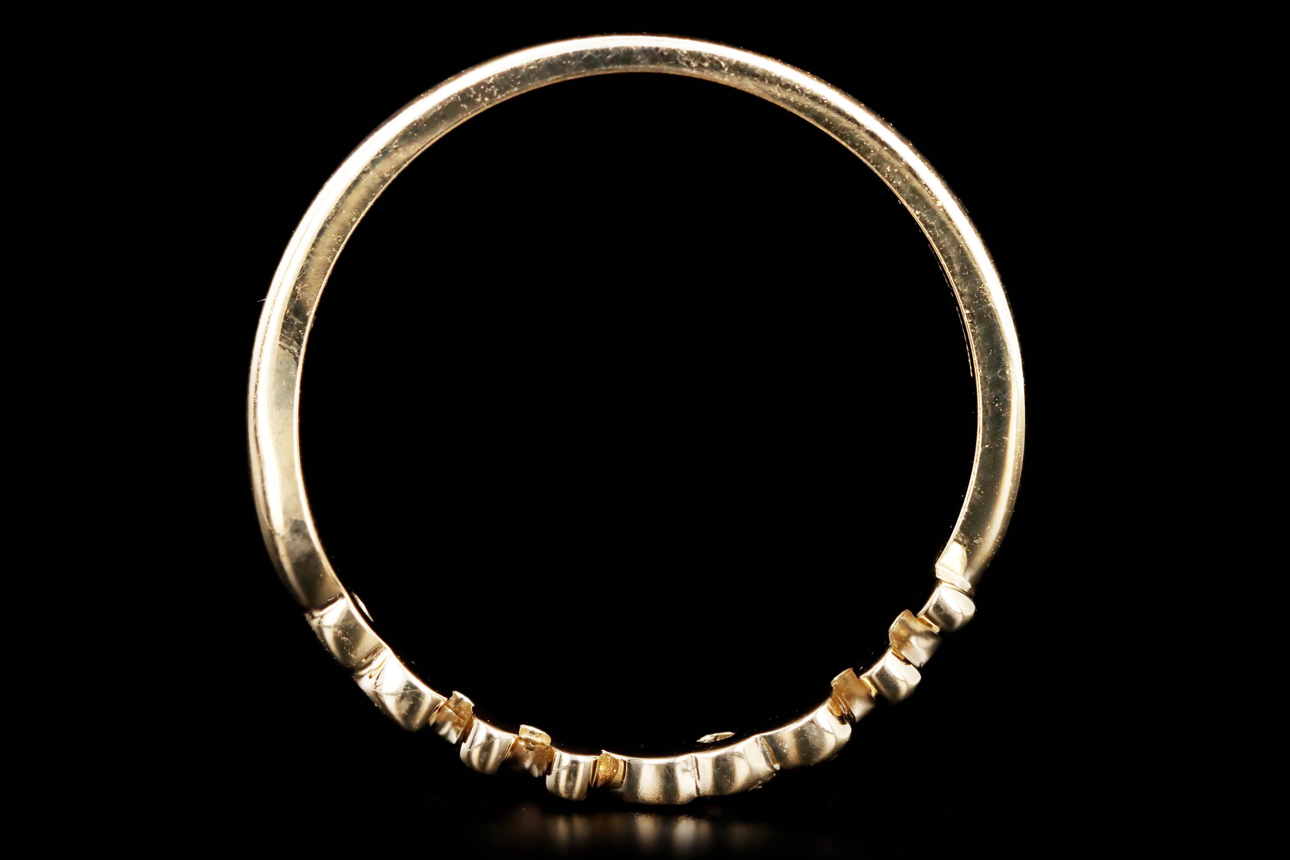 New 14K Yellow Gold Cursive "Mama Ring - Queen May