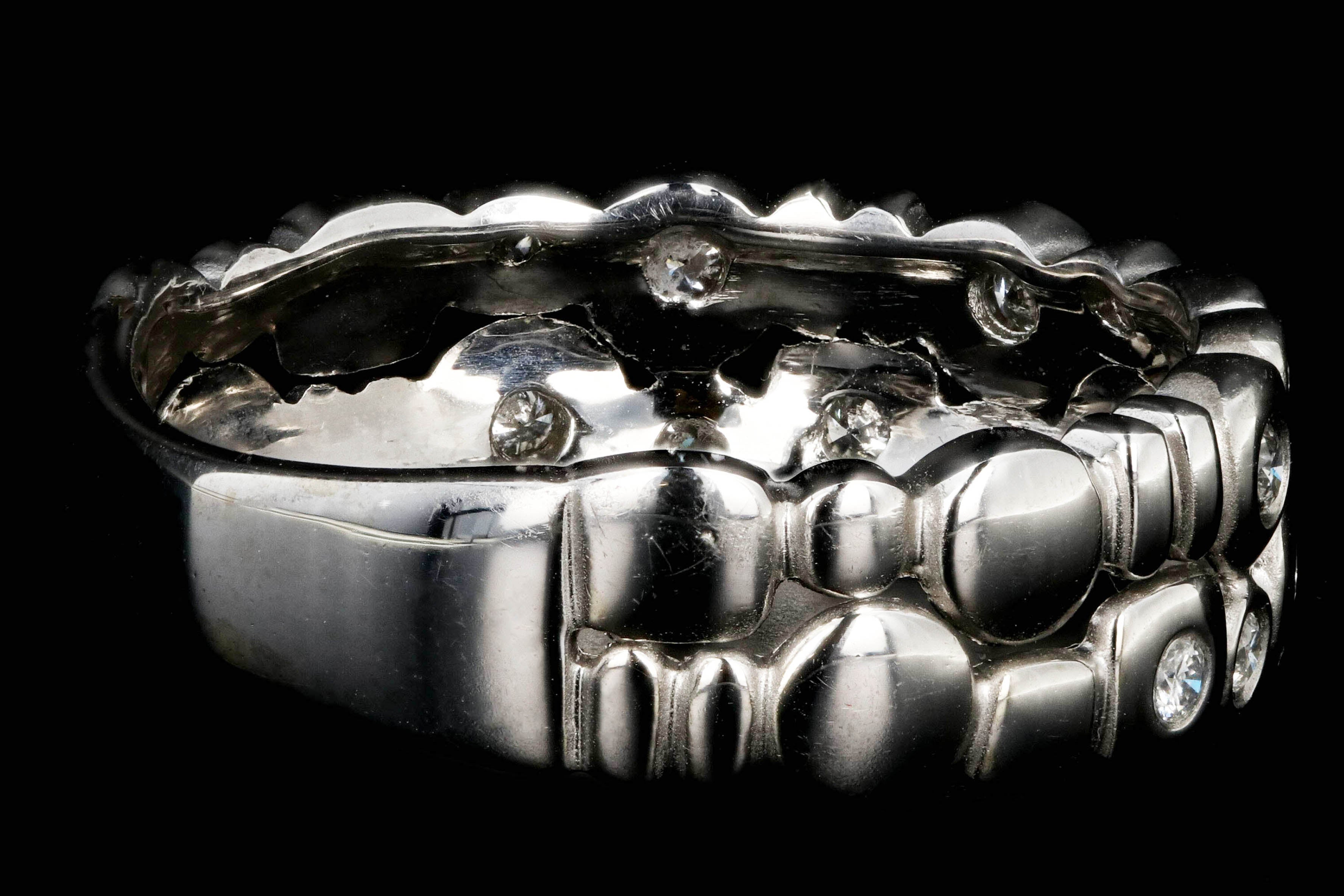 Sonia B 14K White Gold .25 Carat Diamond Band - Queen May