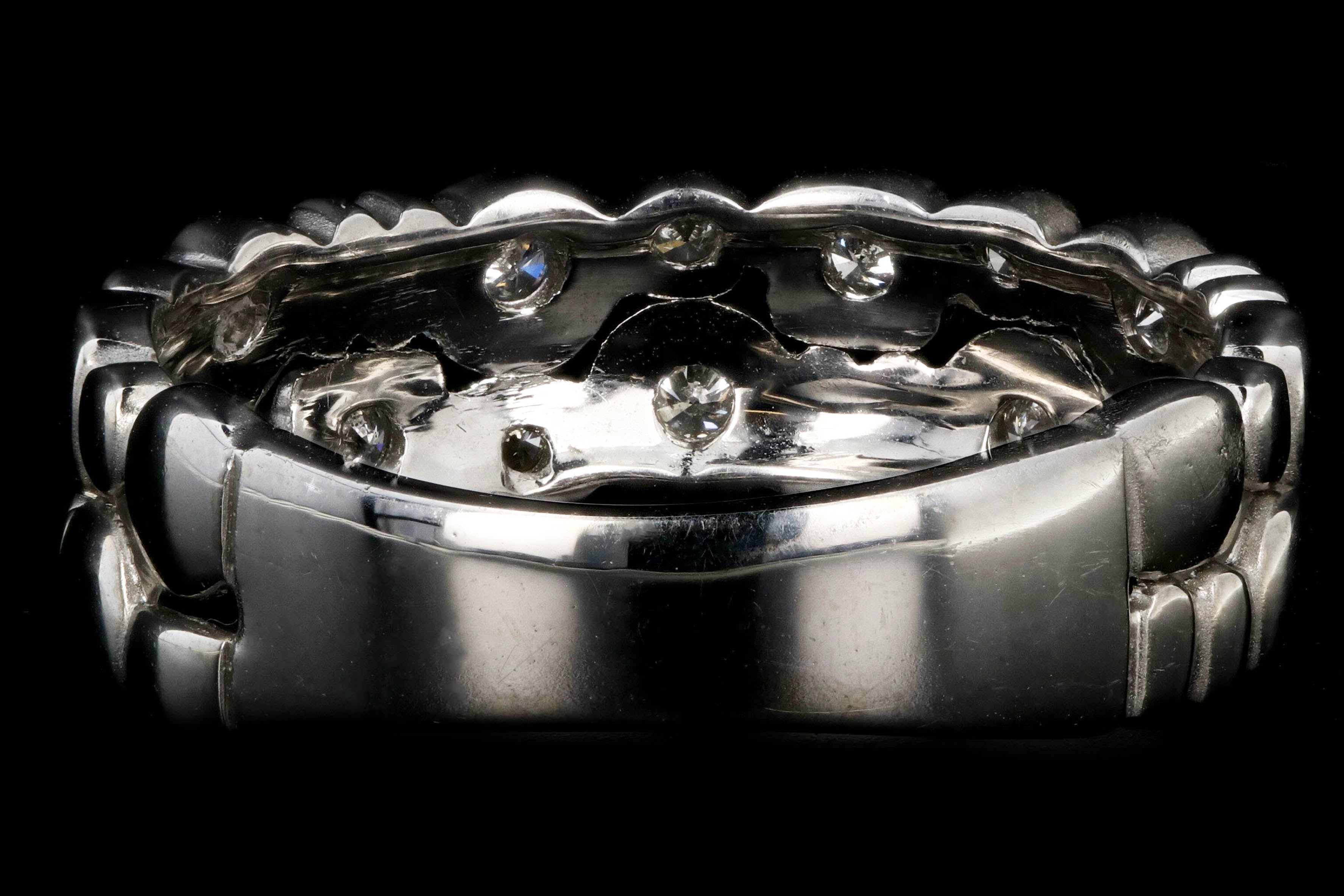 Sonia B 14K White Gold .25 Carat Diamond Band - Queen May