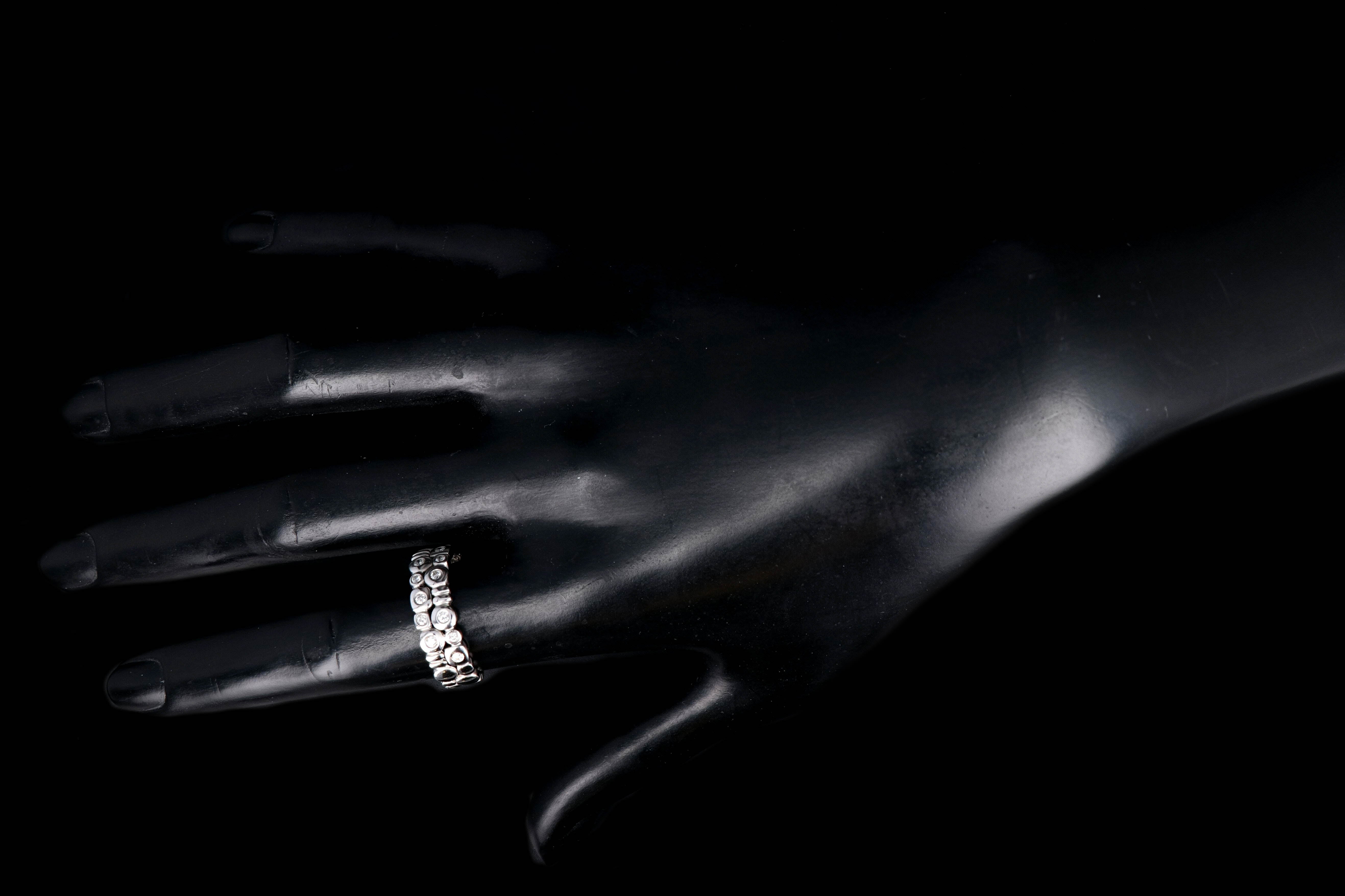 Sonia B 14K White Gold .25 Carat Diamond Band - Queen May