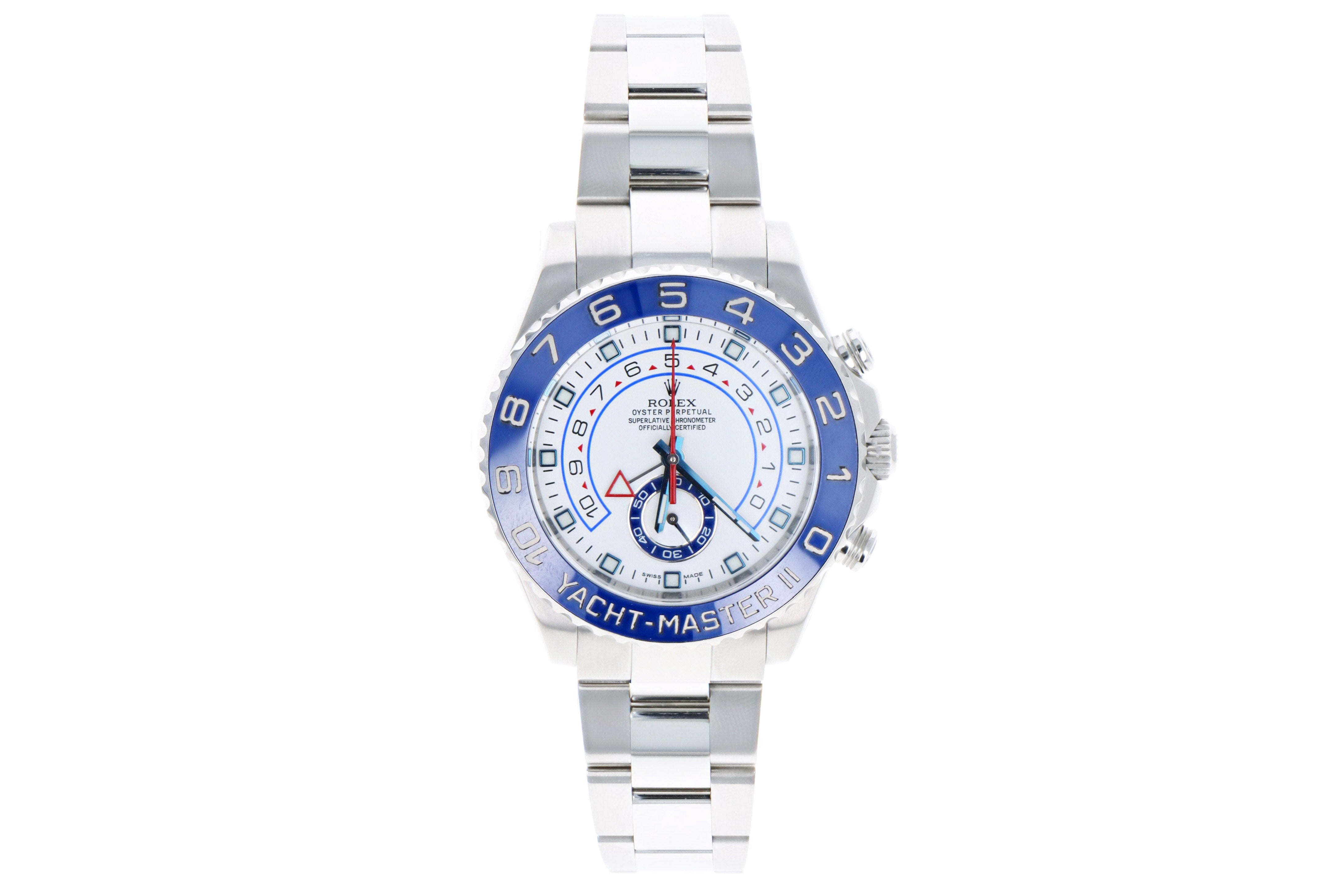 Rolex Yacht-Master II Stainless Steel Model 116680 With Papers - Queen May