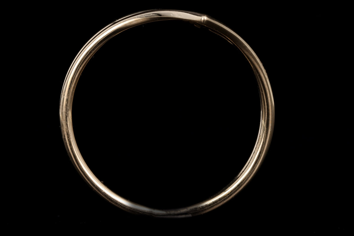 14K Yellow Gold Double V Ring - Queen May